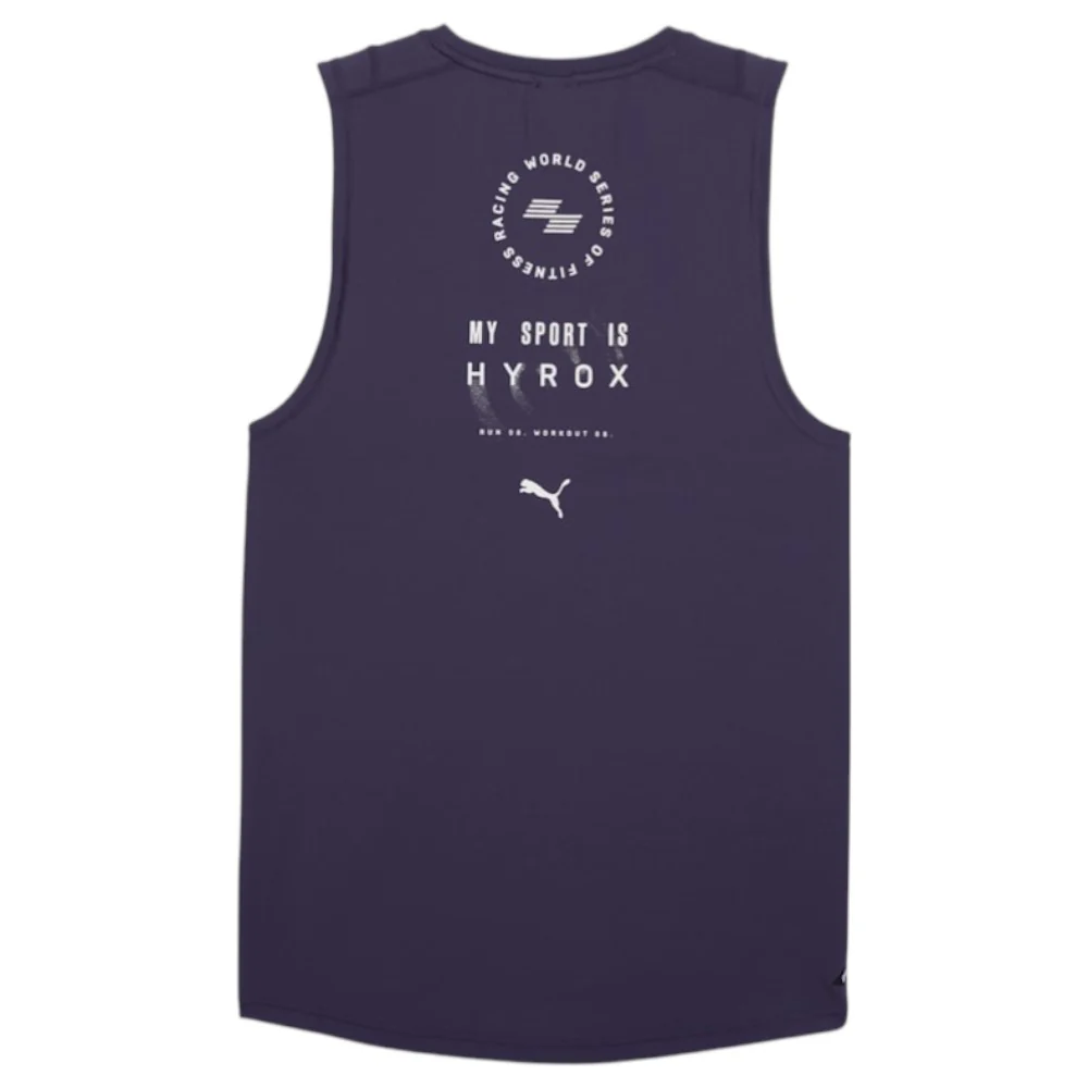 Puma X Hyrox DRYELITE Mens Regular-Fit Training Tank Top - Image 5