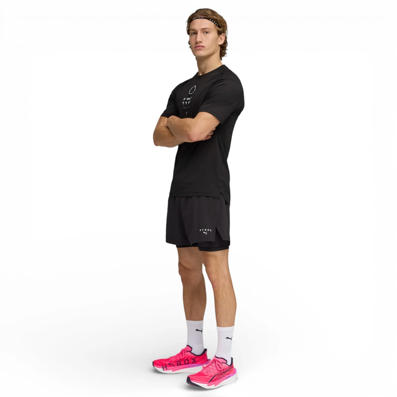 Puma X HYROX DRYELITE Mens Regular-Fit Training T-Shirt - Image 3