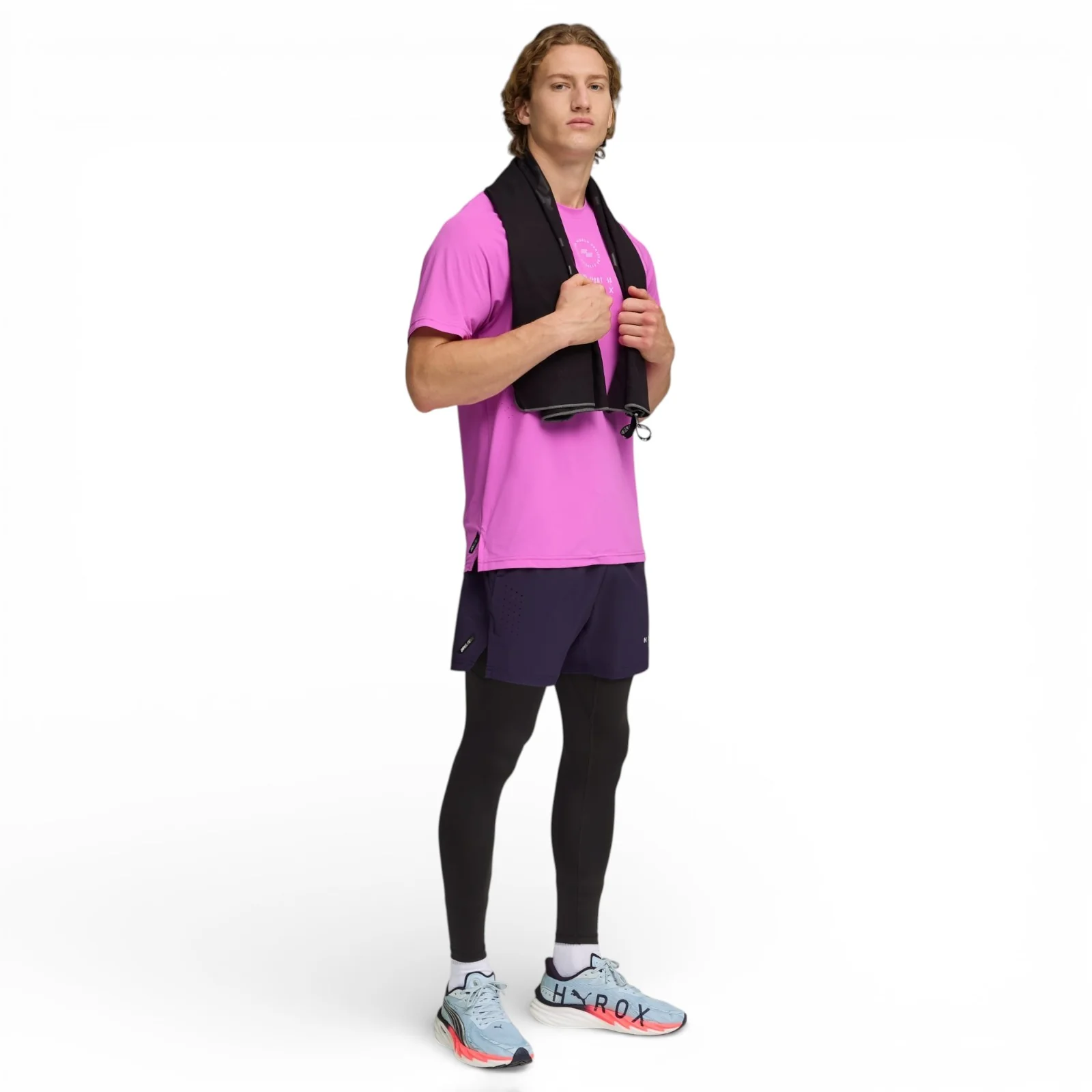 PUMA X HYROX DRYELITE Mens Short-Sleeve Training Tee - Image 3