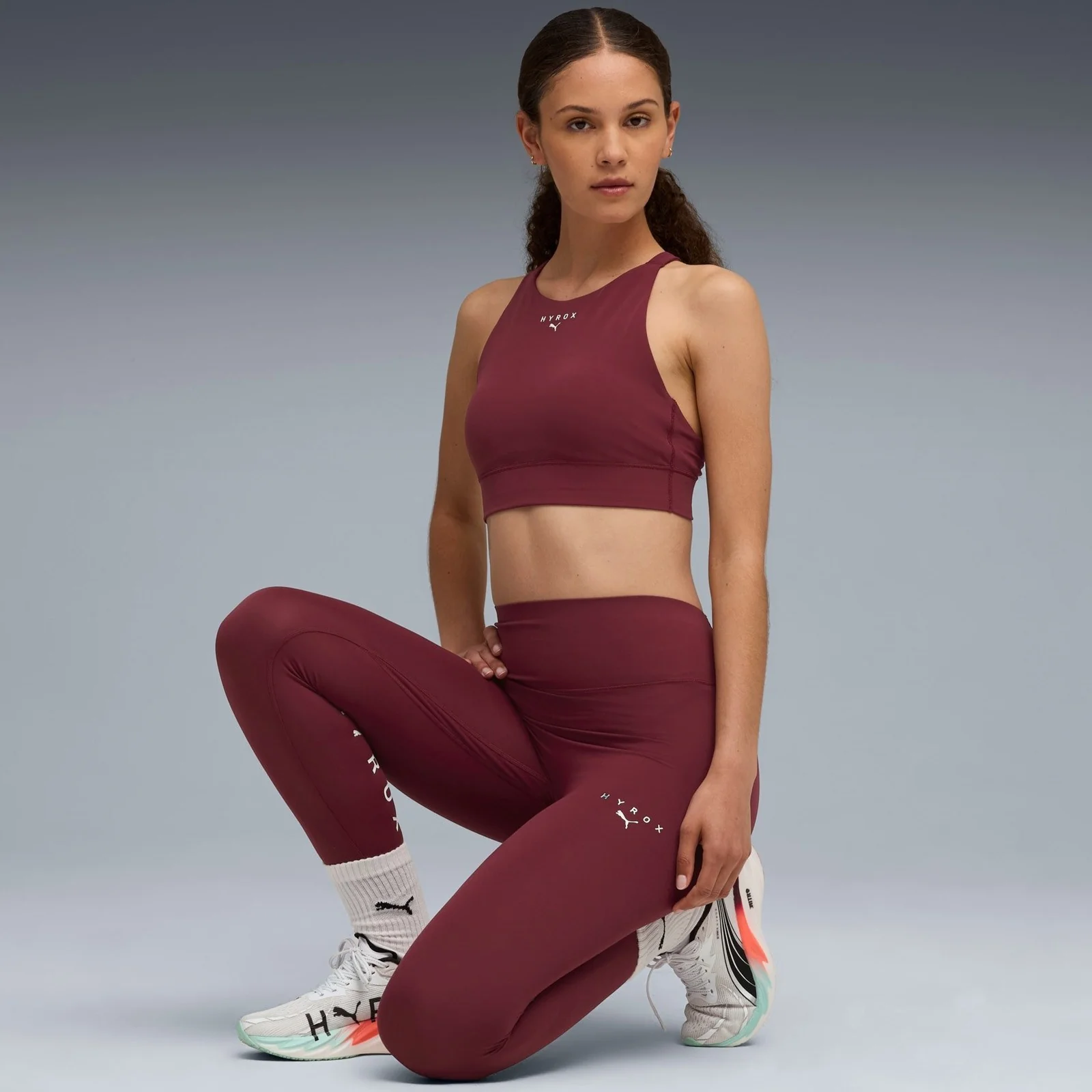 PUMA x HYROX Shapeluxe Womens High-Neck Sports Bra - Image 8