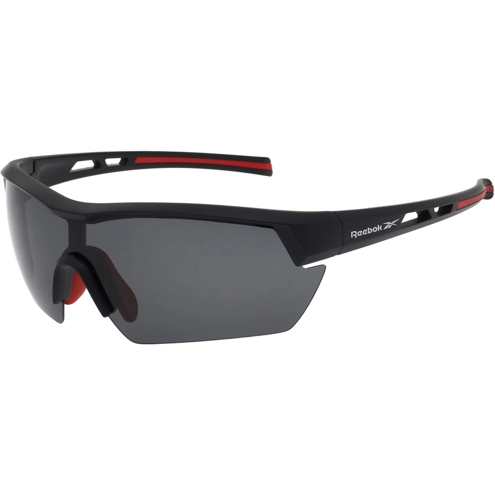 Reebok Unisex RBK5036002 MATT BLACK RED SUNGLASSES Matt Black/Red