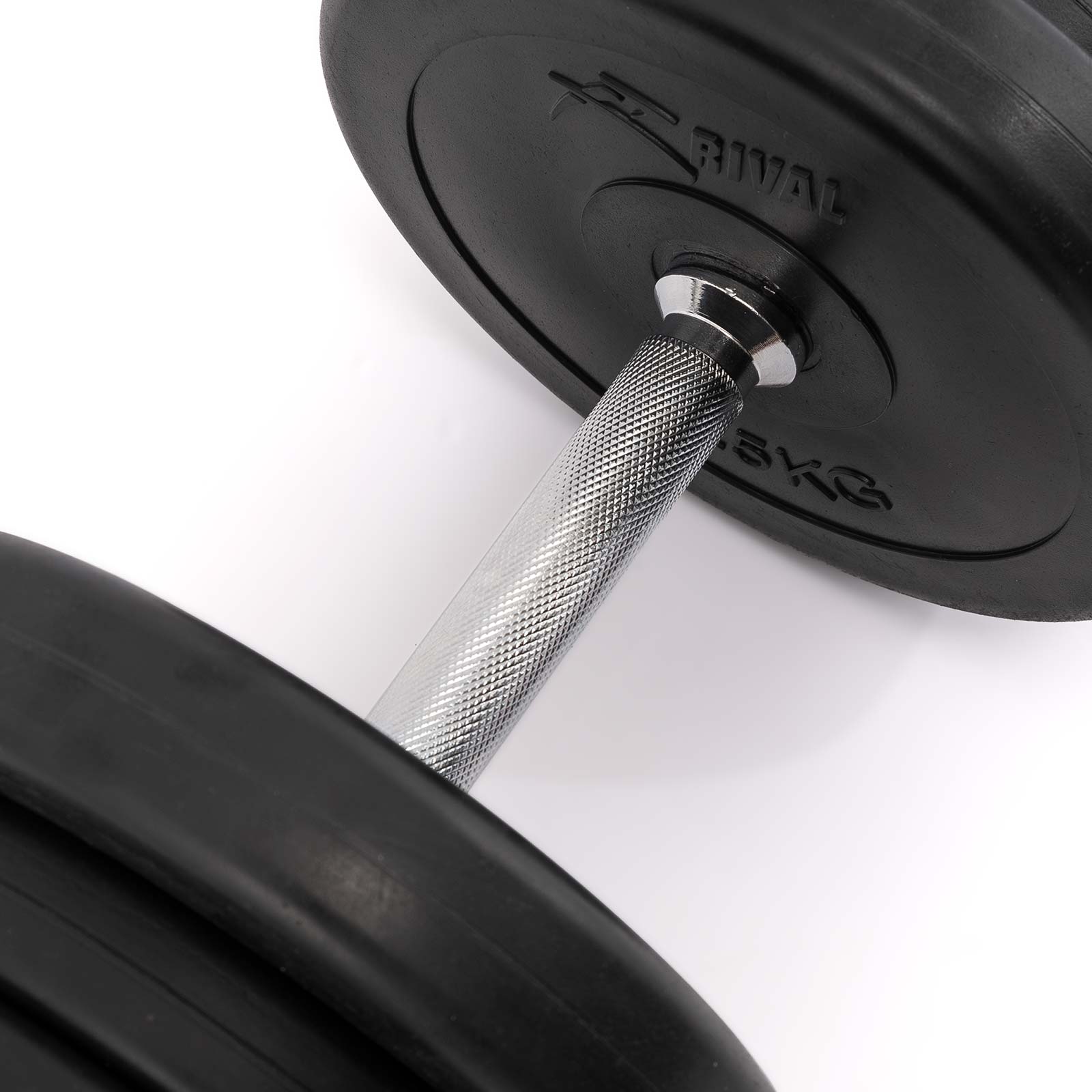 Rival Vinyl Adjustable Dumbbell Set - 20kg - Image 2
