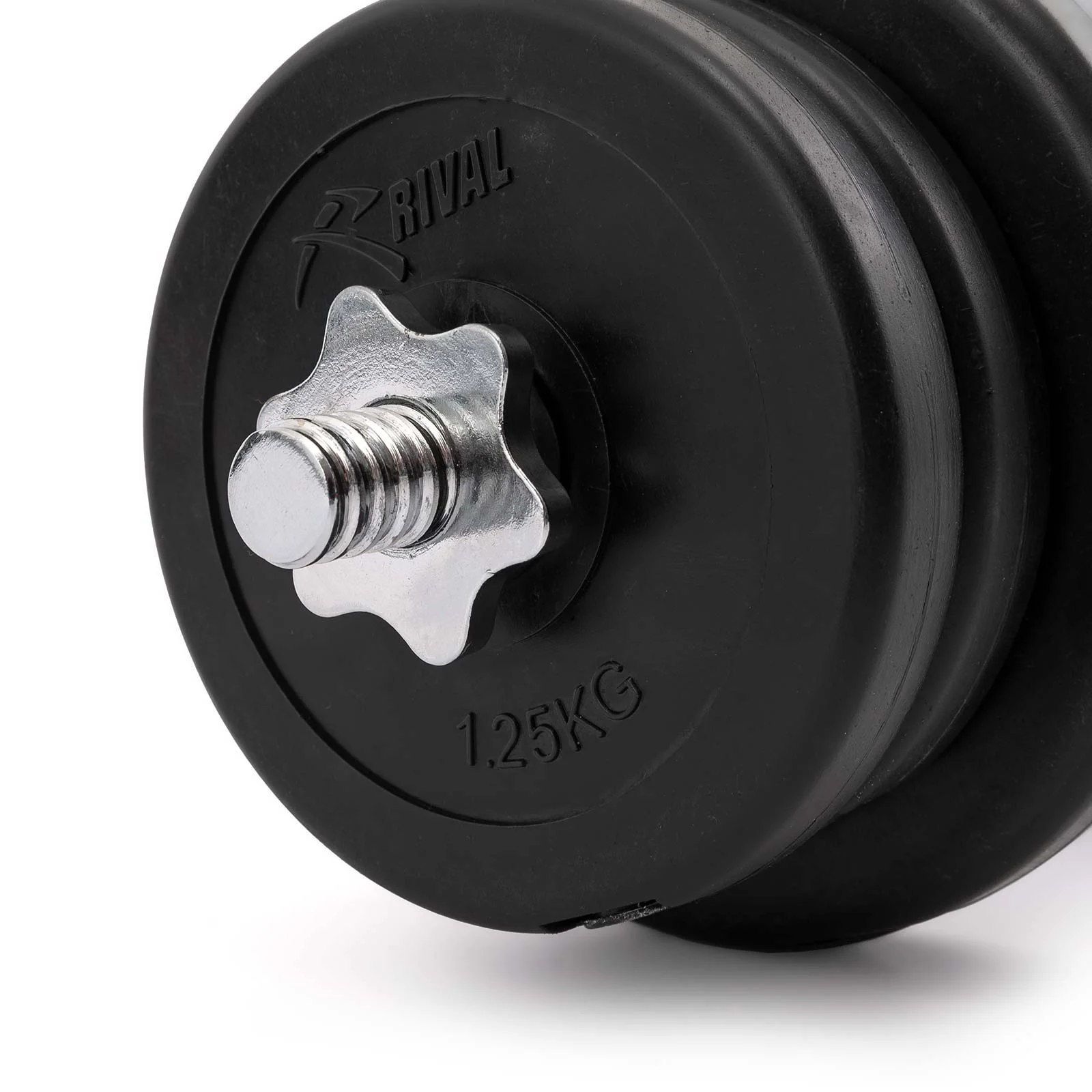 Rival Vinyl Adjustable Dumbbell Set - 20kg - Image 3