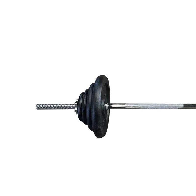 Rival Cast Iron Barbell Set - 80kg - Image 7
