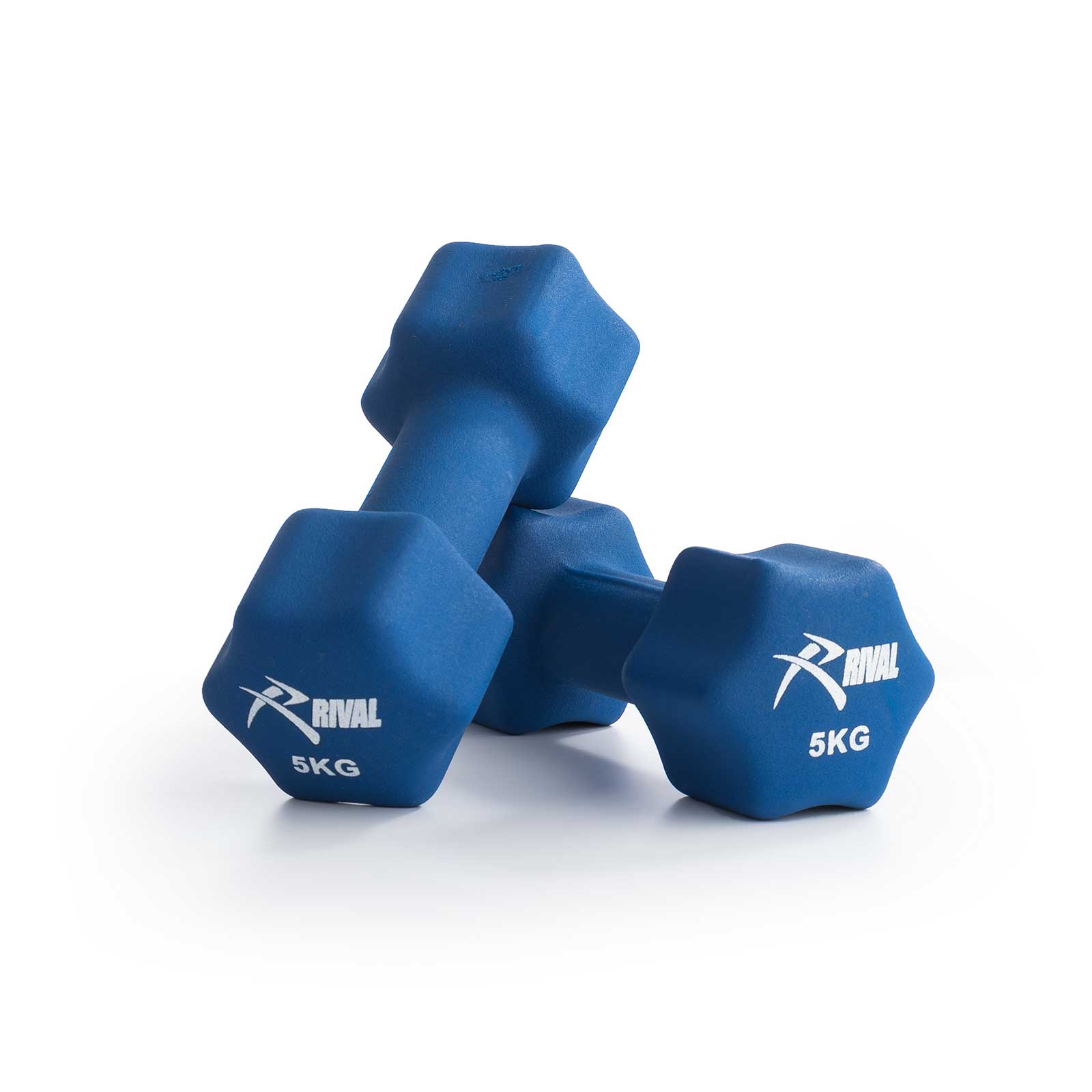 Rival Neoprene Dumbbells - 5kg Pair - Image 2