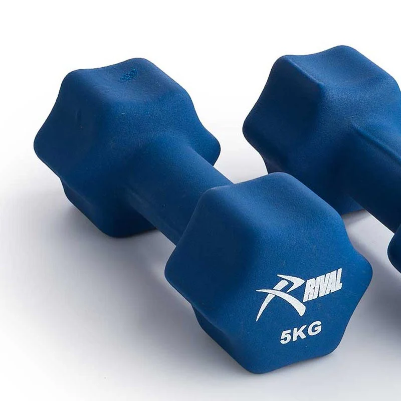 Rival Neoprene Dumbbells - 5kg Pair - Image 3