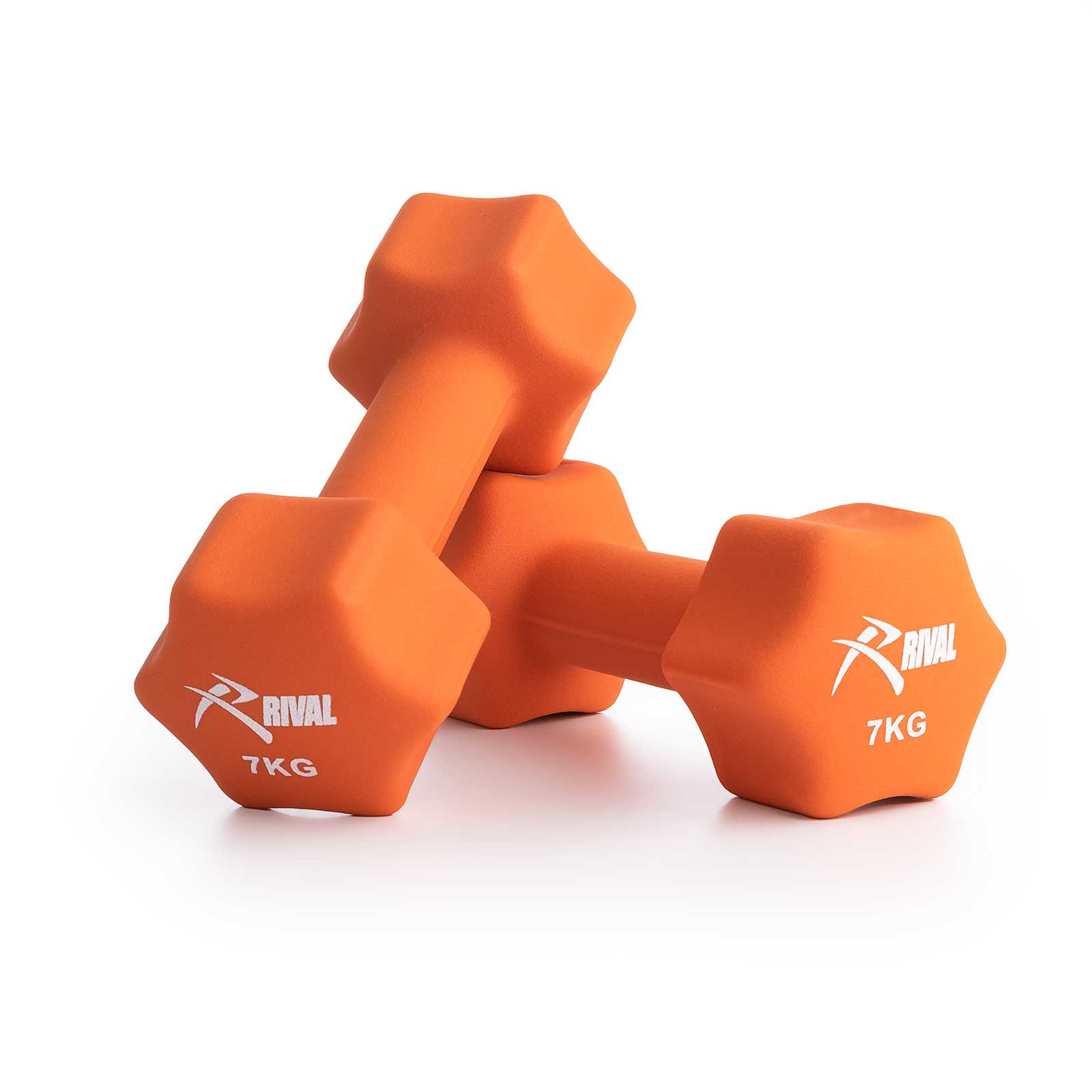 Rival Neoprene Dumbbells - 7kg Pair - Image 2