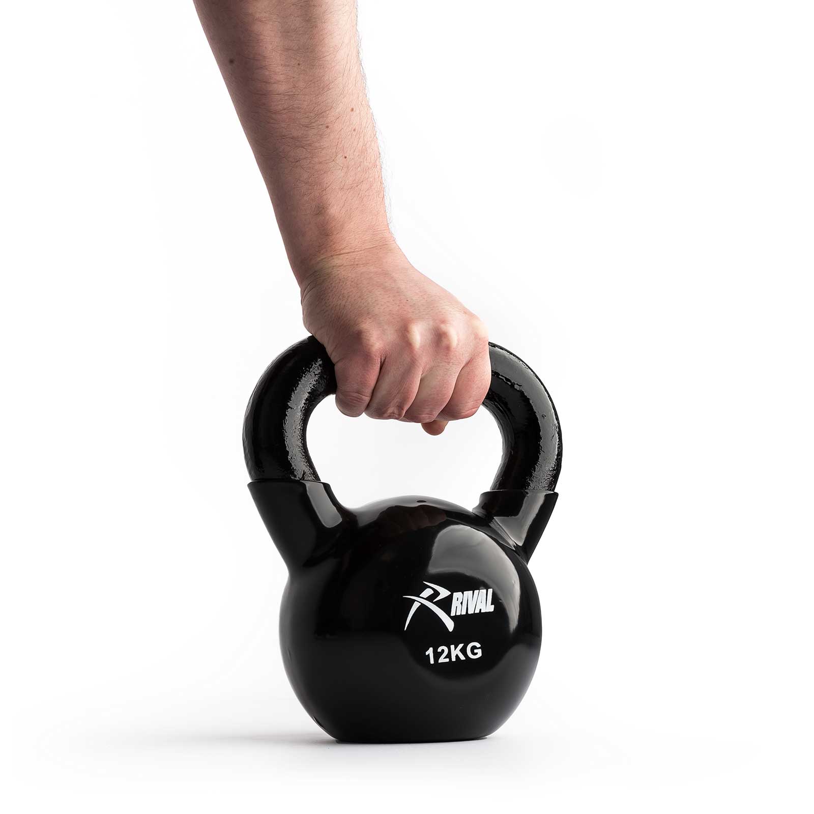 Rival Vinyl Coated Kettlebell - 12kg - Image 2