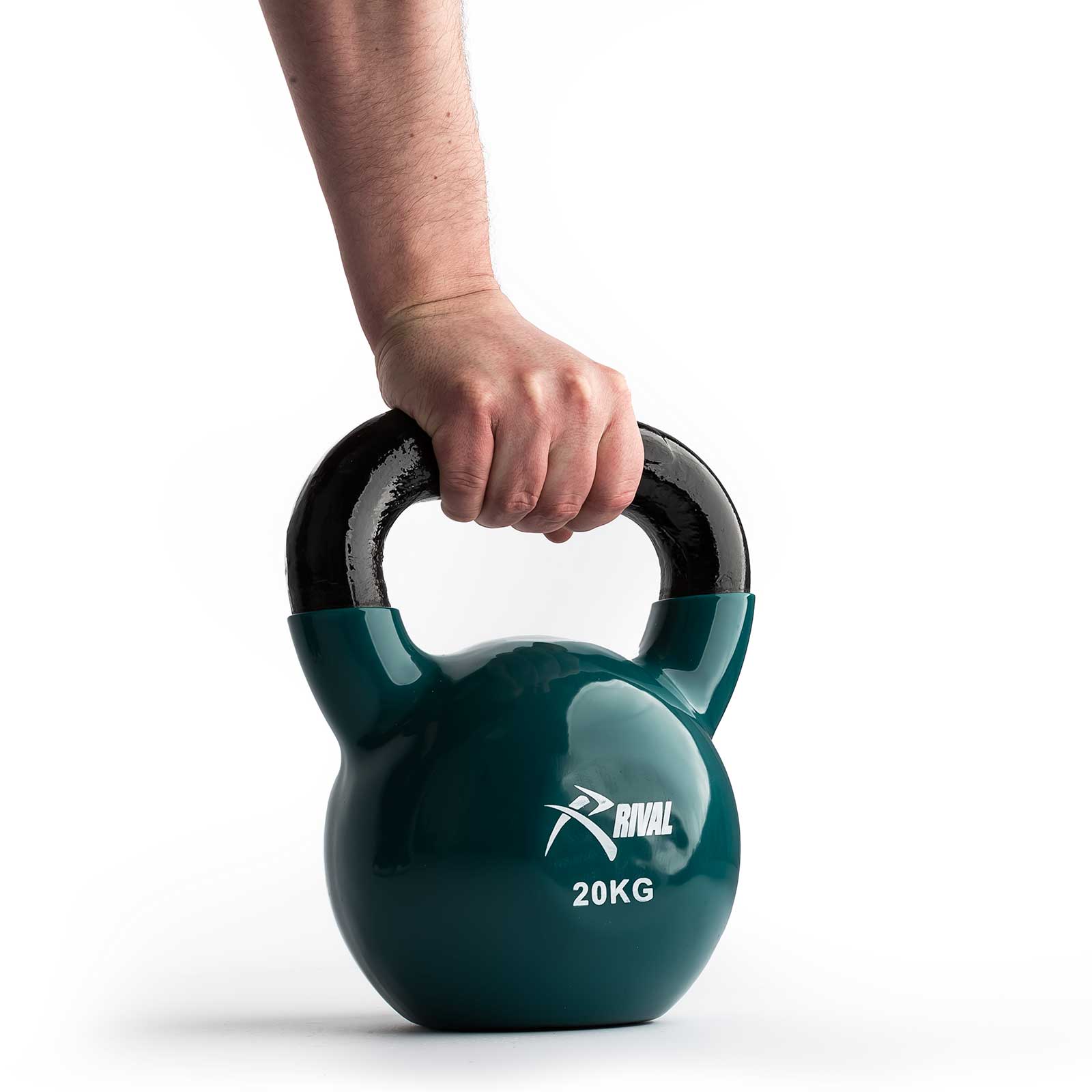 Rival Vinyl Coated Kettlebell - 20kg - Image 2