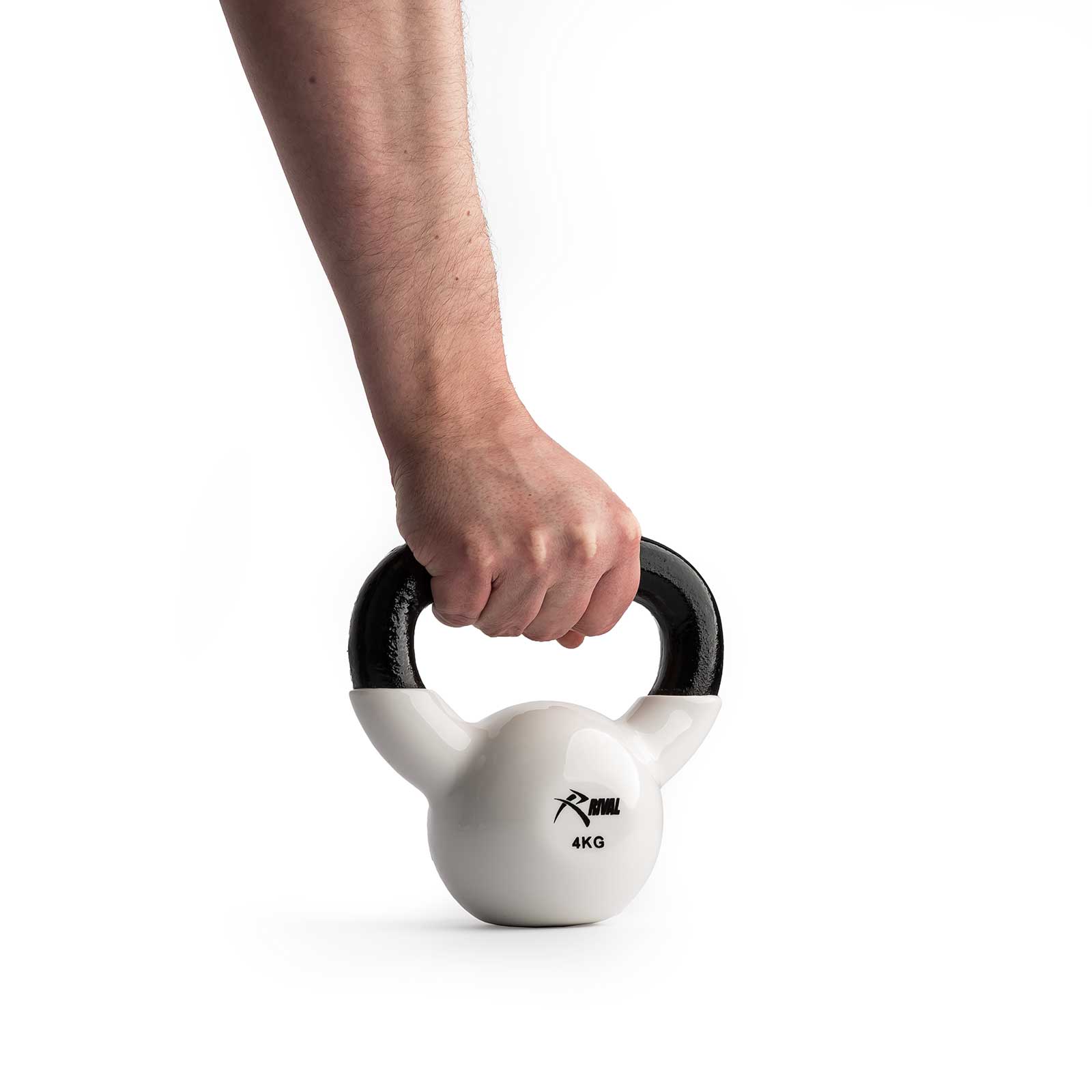 Rival Vinyl Coated Kettlebell - 4kg - Image 2