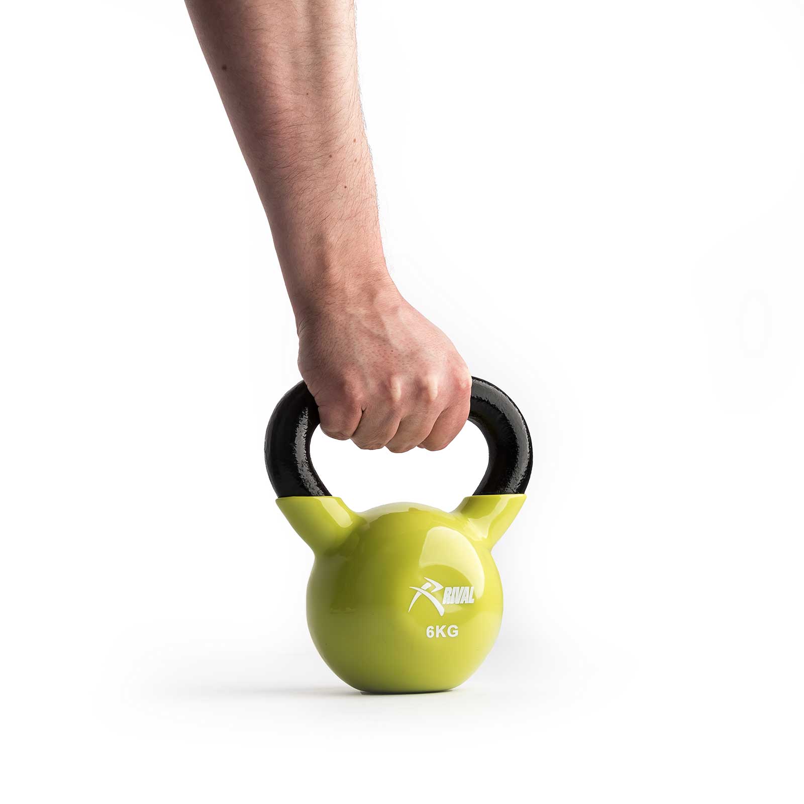 Rival Vinyl Coated Kettlebell - 6kg - Image 2