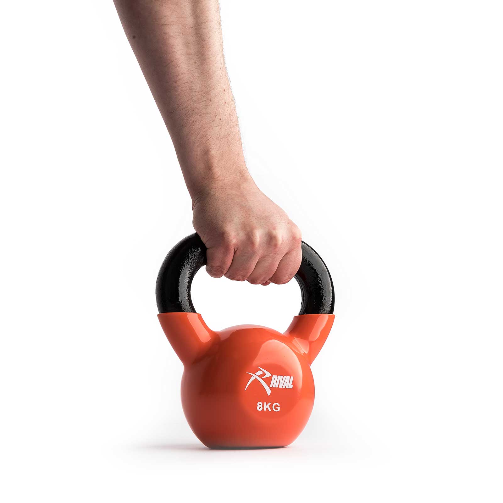 Rival Vinyl Coated Kettlebell - 8kg - Image 2
