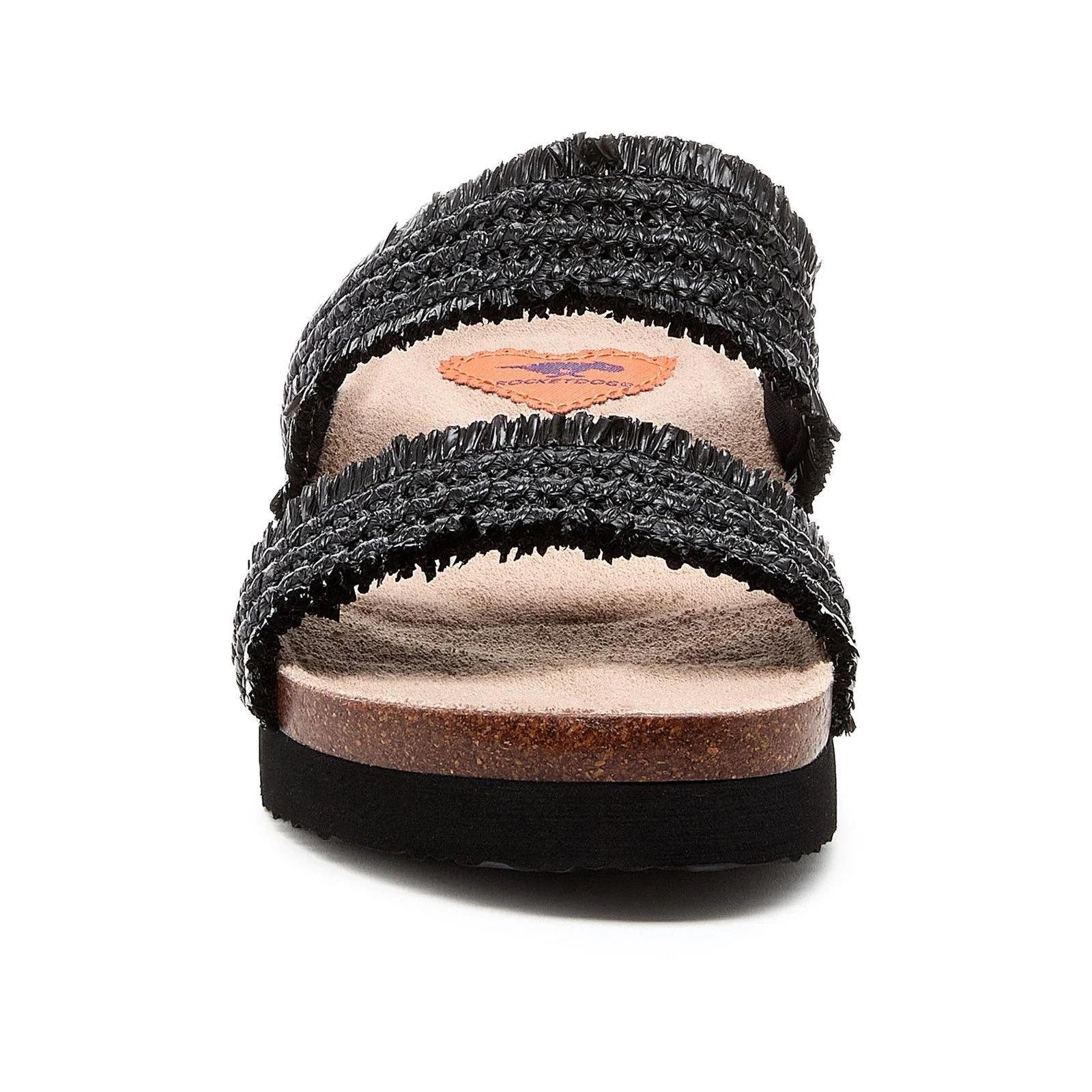 Rocket Dog Womens Aruba Raffia Sandal Black - Image 6