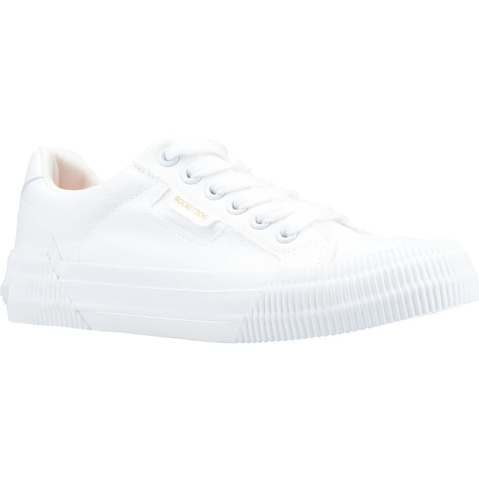 Rocket Dog Womens Cheery Lace Shoes White - Image 5