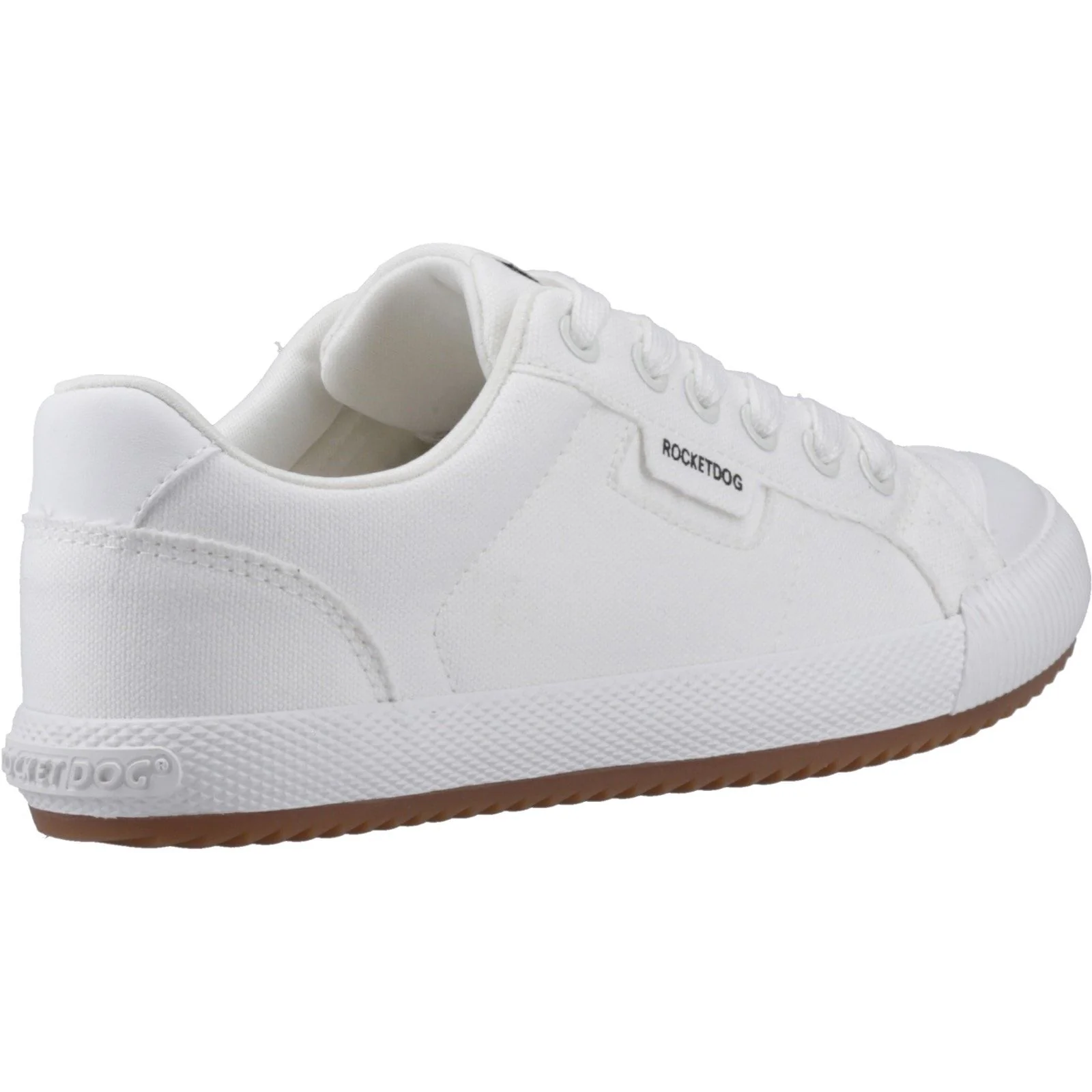 Rocket Dog Womens Cheery Low Profile Trainers White - Image 4
