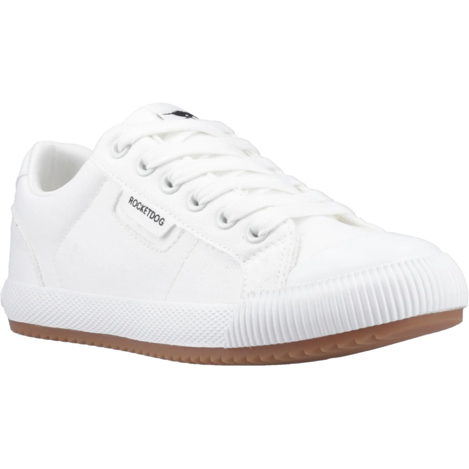 Rocket Dog Womens Cheery Low Profile Trainers White - Image 5