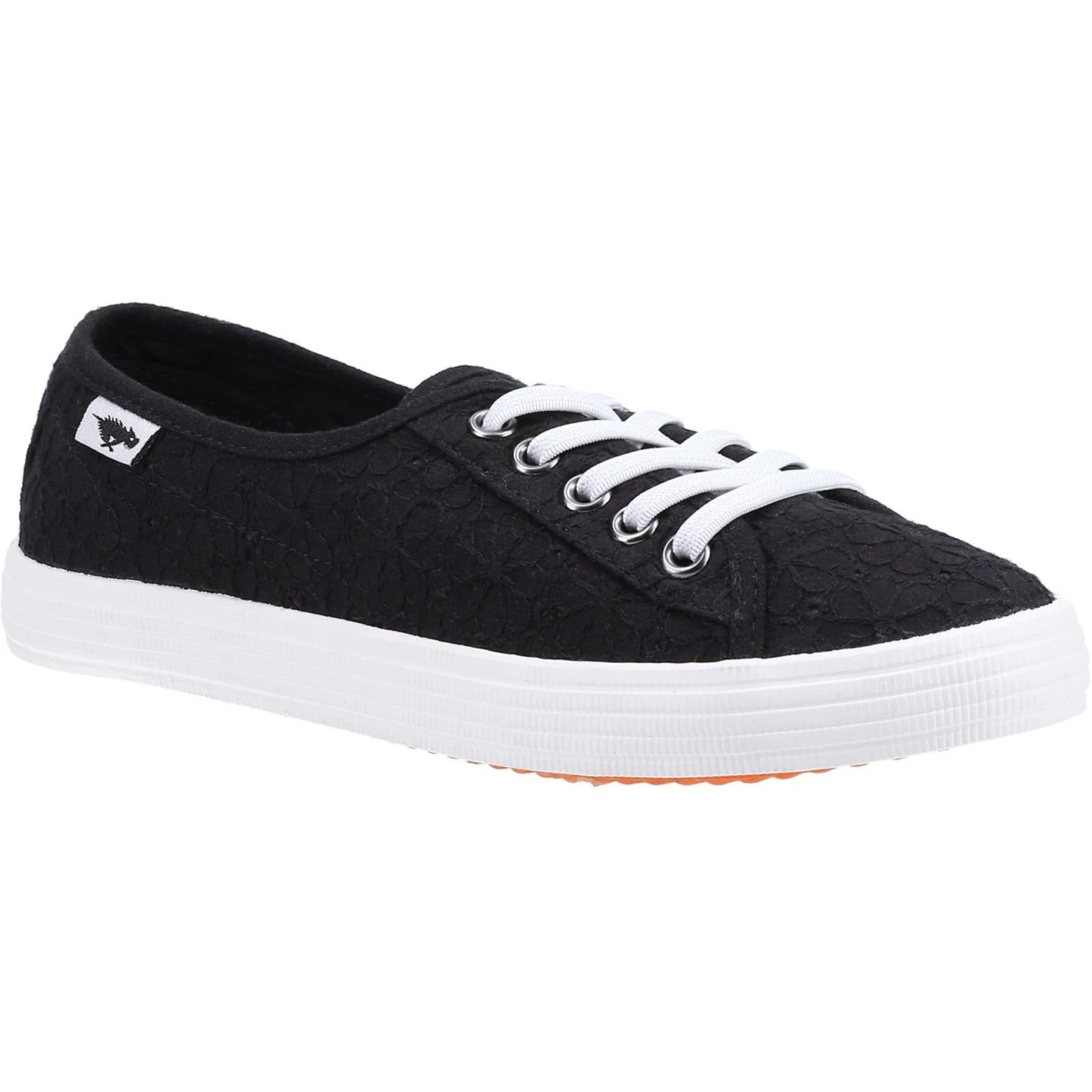 Rocket Dog Womens Chow Chow Elsie Eyelet Casual Shoe Black - Image 4