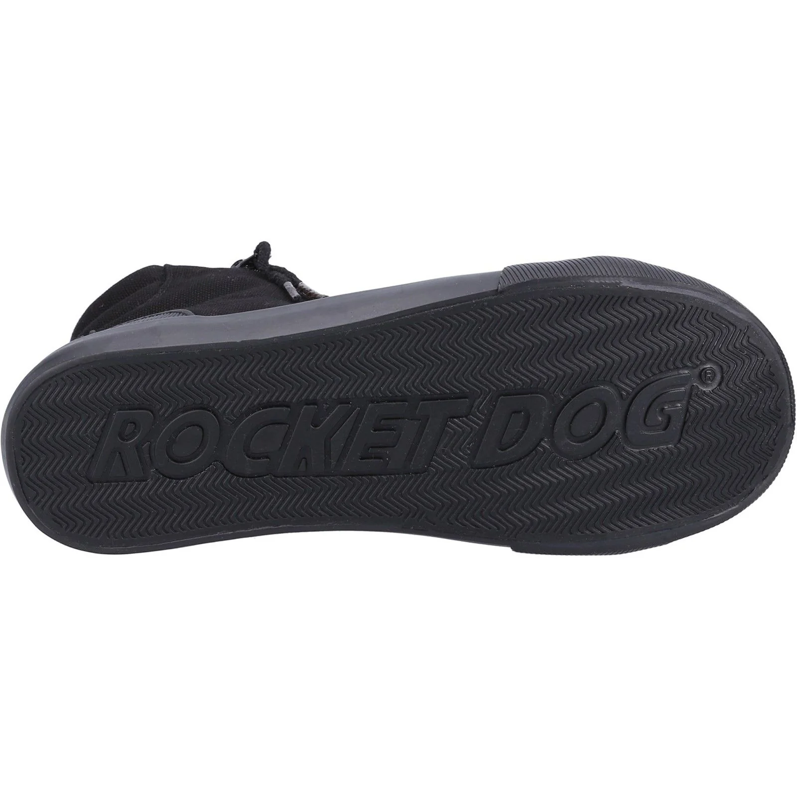 Rocket Dog Womens Jazzin Hi 12A Canvas Shoes Black - Image 2