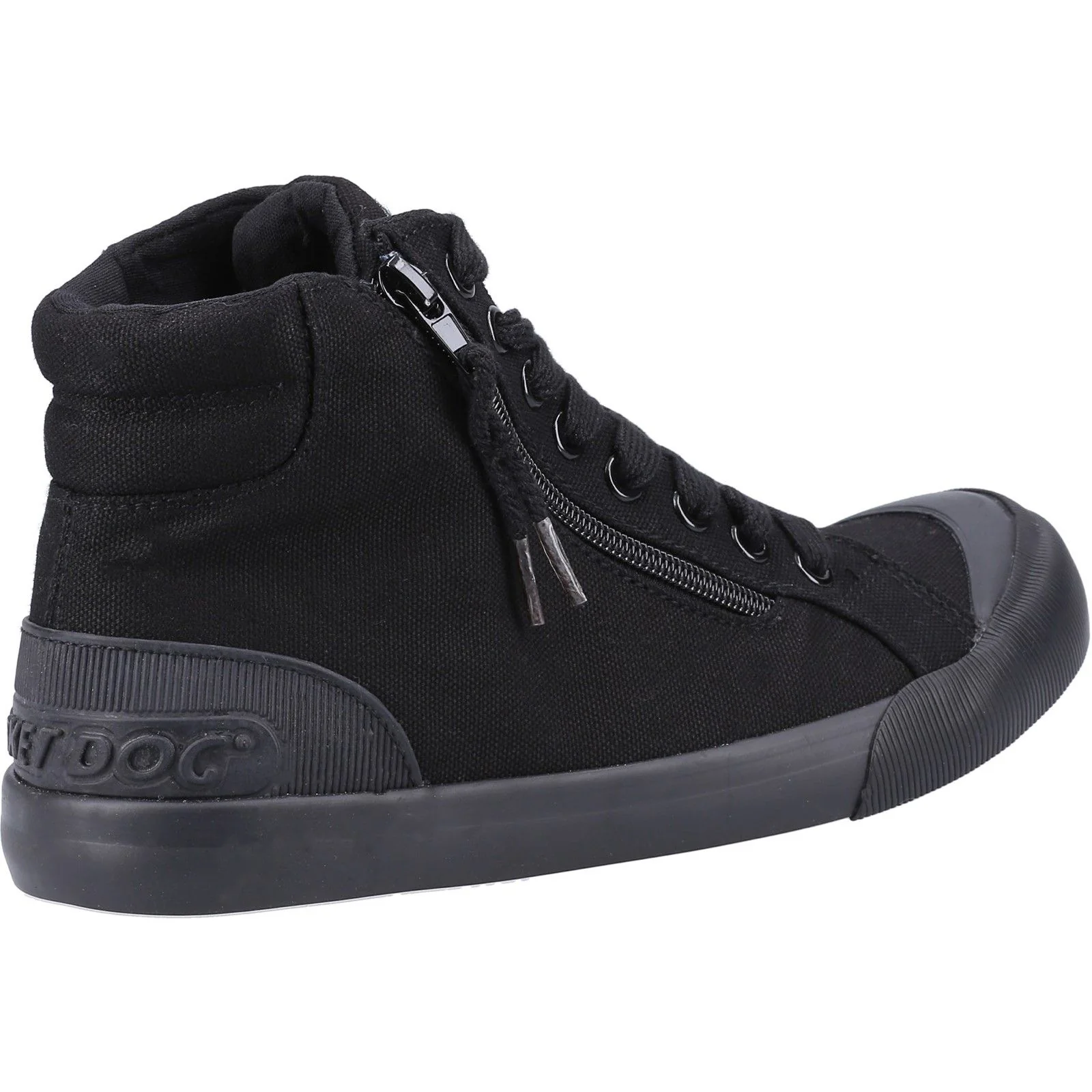 Rocket Dog Womens Jazzin Hi 12A Canvas Shoes Black - Image 3