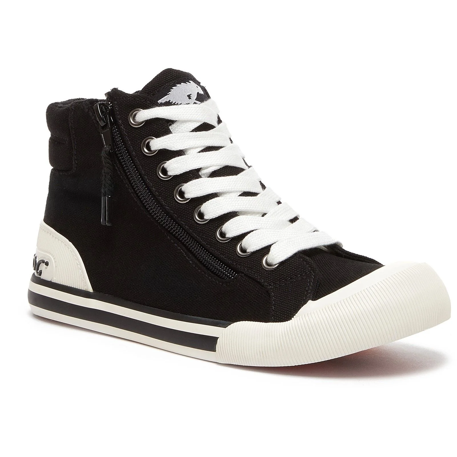 Rocket Dog Womens Jazzin Hi Hi Top Black - Image 5