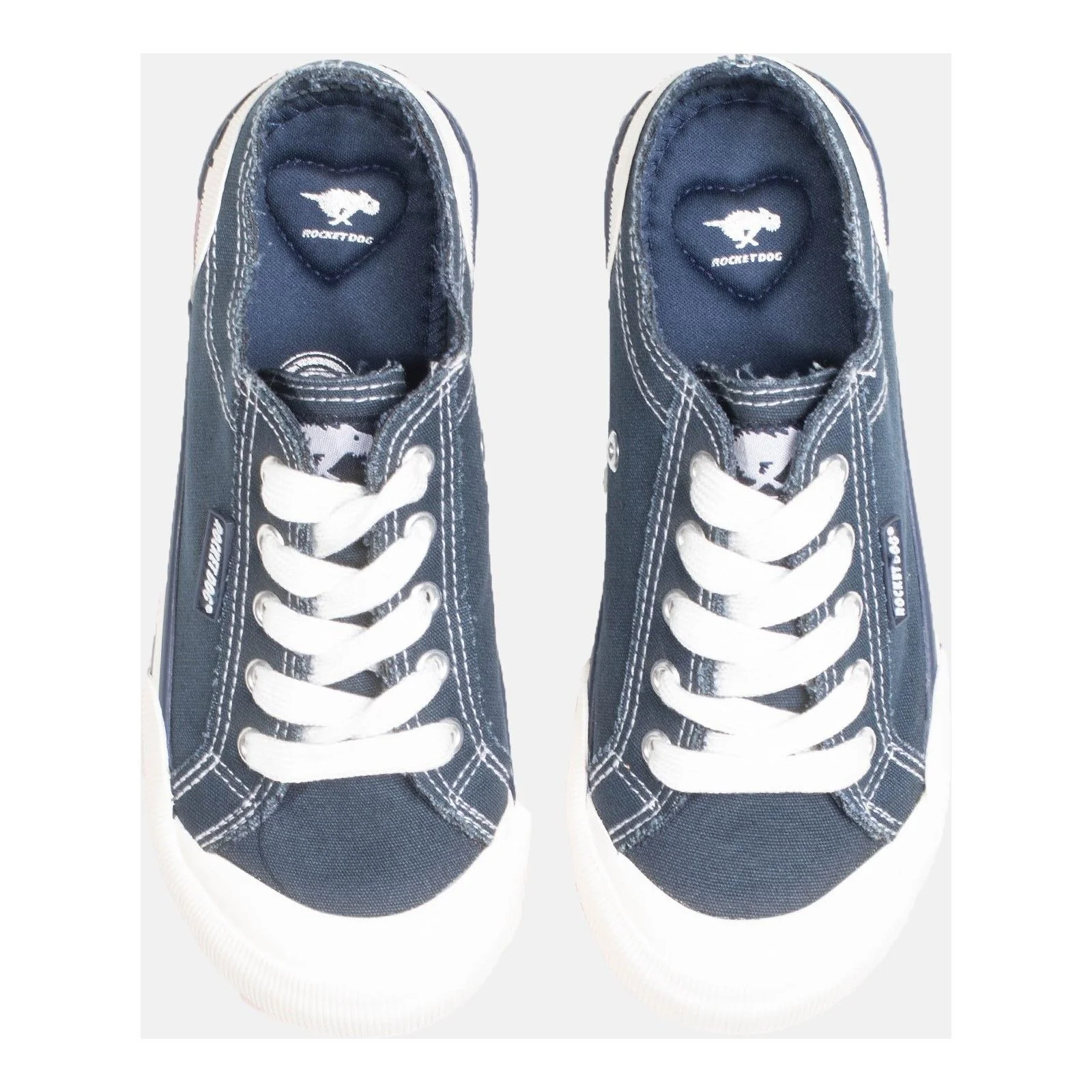 Rocket Dog Womens Jazzin Plimsoll Navy - Image 6