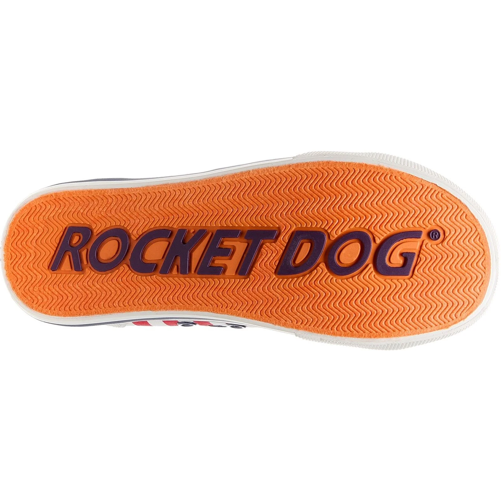Rocket Dog Womens Jazzin Spangle Trainer Red/Navy - Image 3