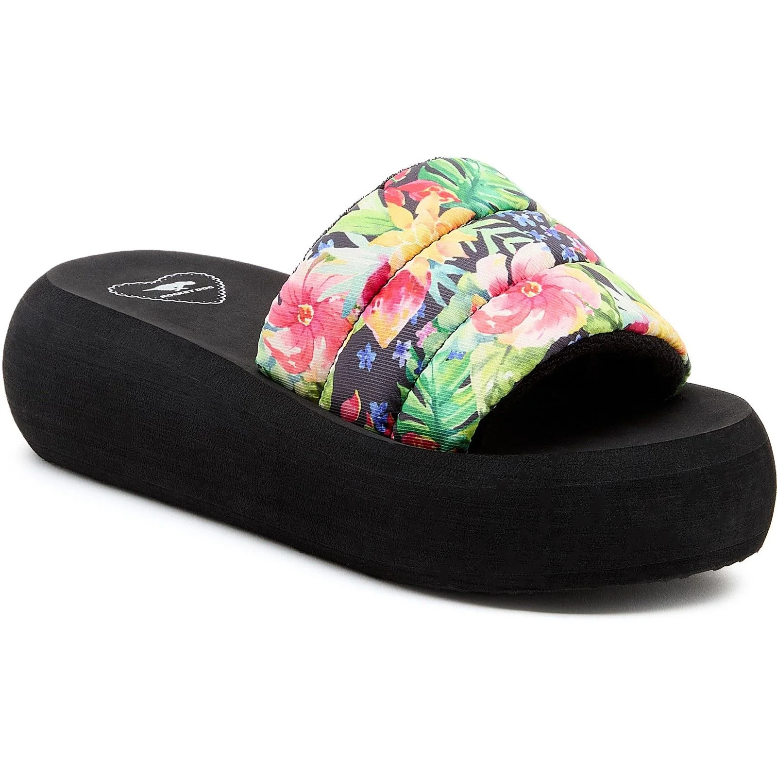 Rocket Dog Womens Splash Bahama Sandal Black/Multi