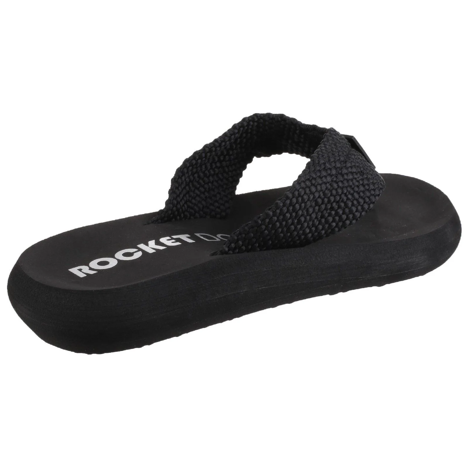 Rocket Dog Womens Sunset Webbing Flip Flop Black - Image 3