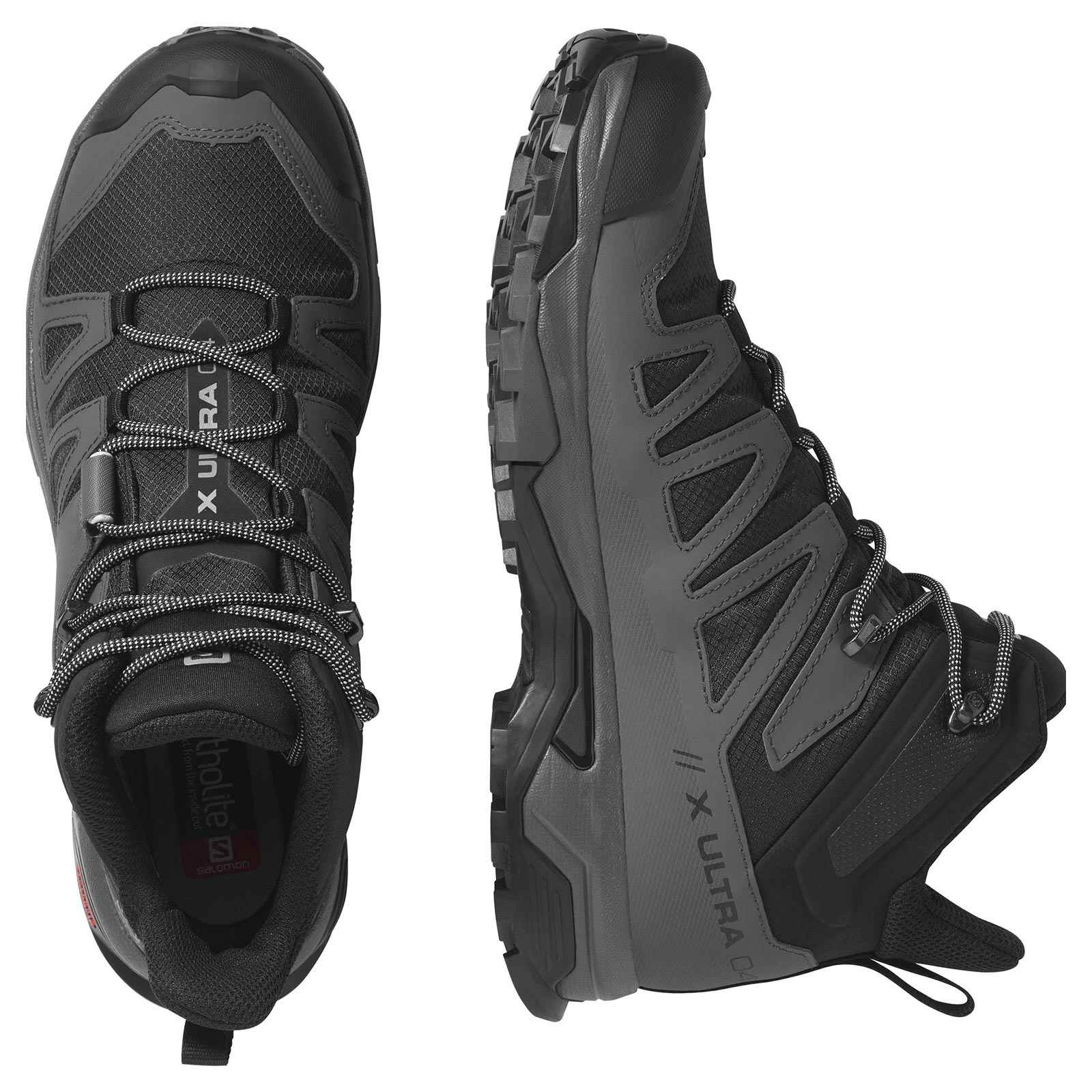 SALOMON X ULTRA 4 MID GTX MENS BLACK - Image 3