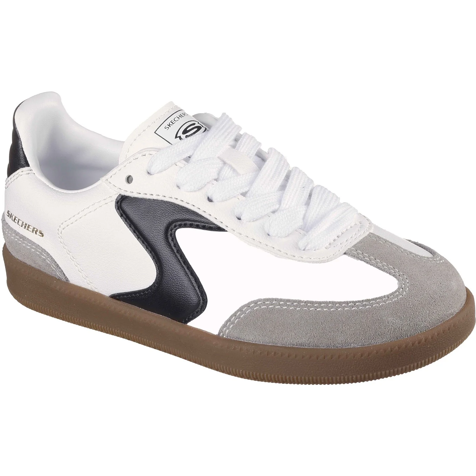 Skechers Boys Hotshot Junior Varsity Trainer White/Black