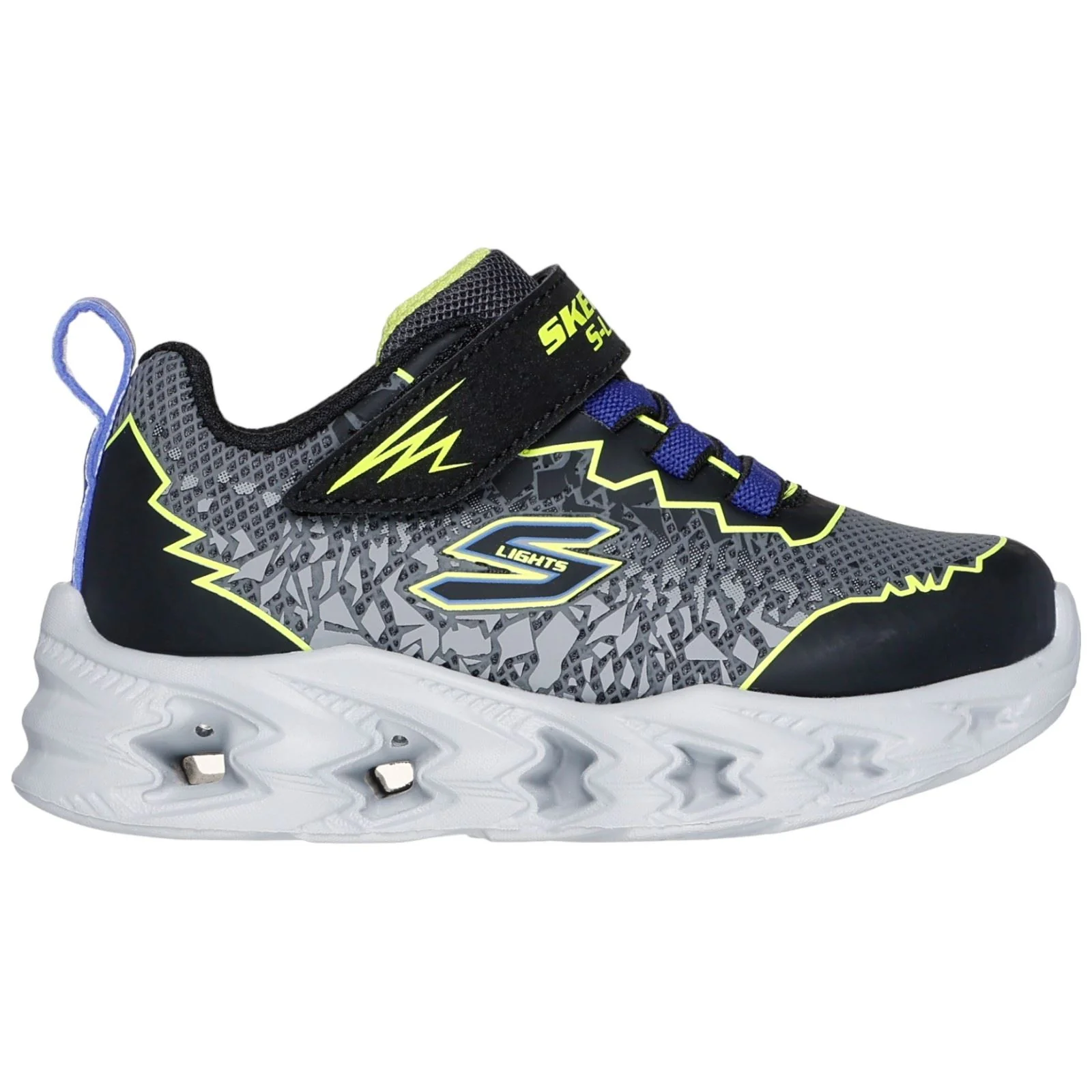 Skechers Boys Lights Vortx 2 Zorento Gry - Image 7