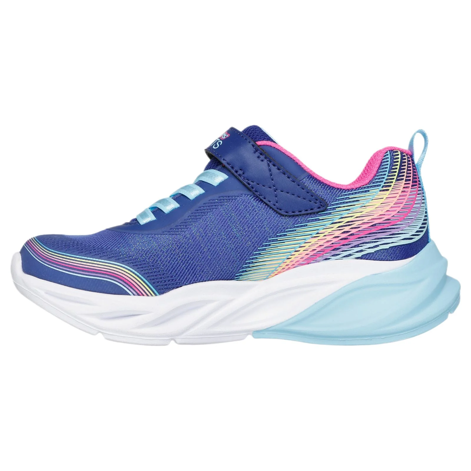 Skechers Cosmic Glow Rainbow Beam Junior Girls Shoes - Image 2