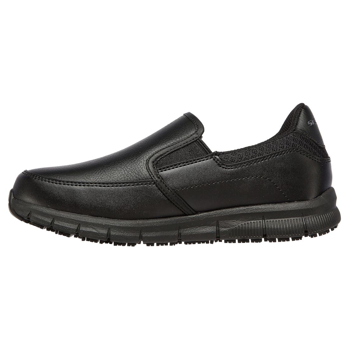 Skechers Double Gore Slip On Work Shoes - Image 2