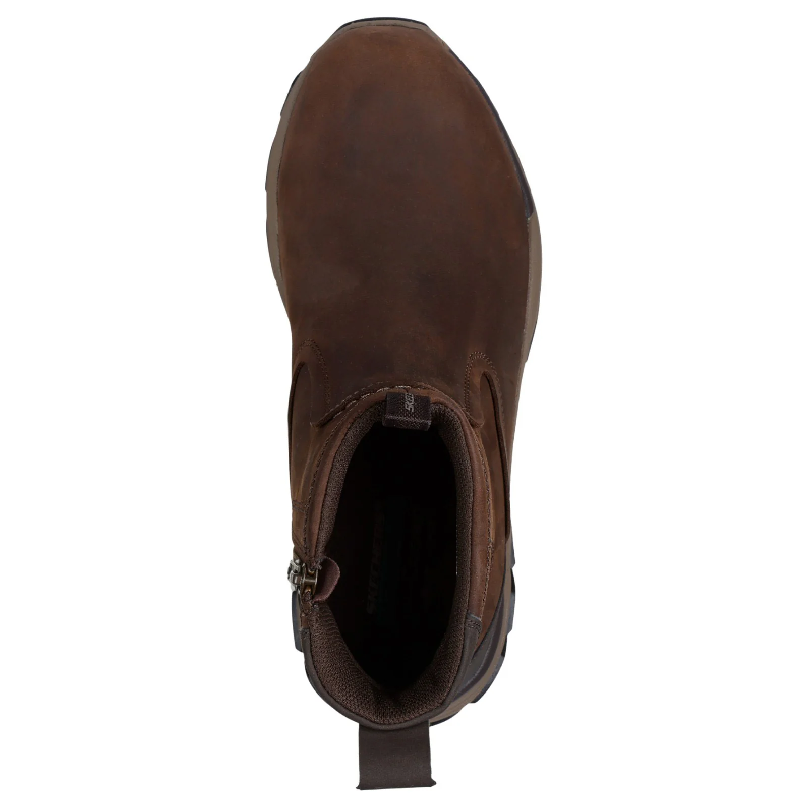 Skechers Respected Evanston Mens Round Toe Leather Boots - Image 3