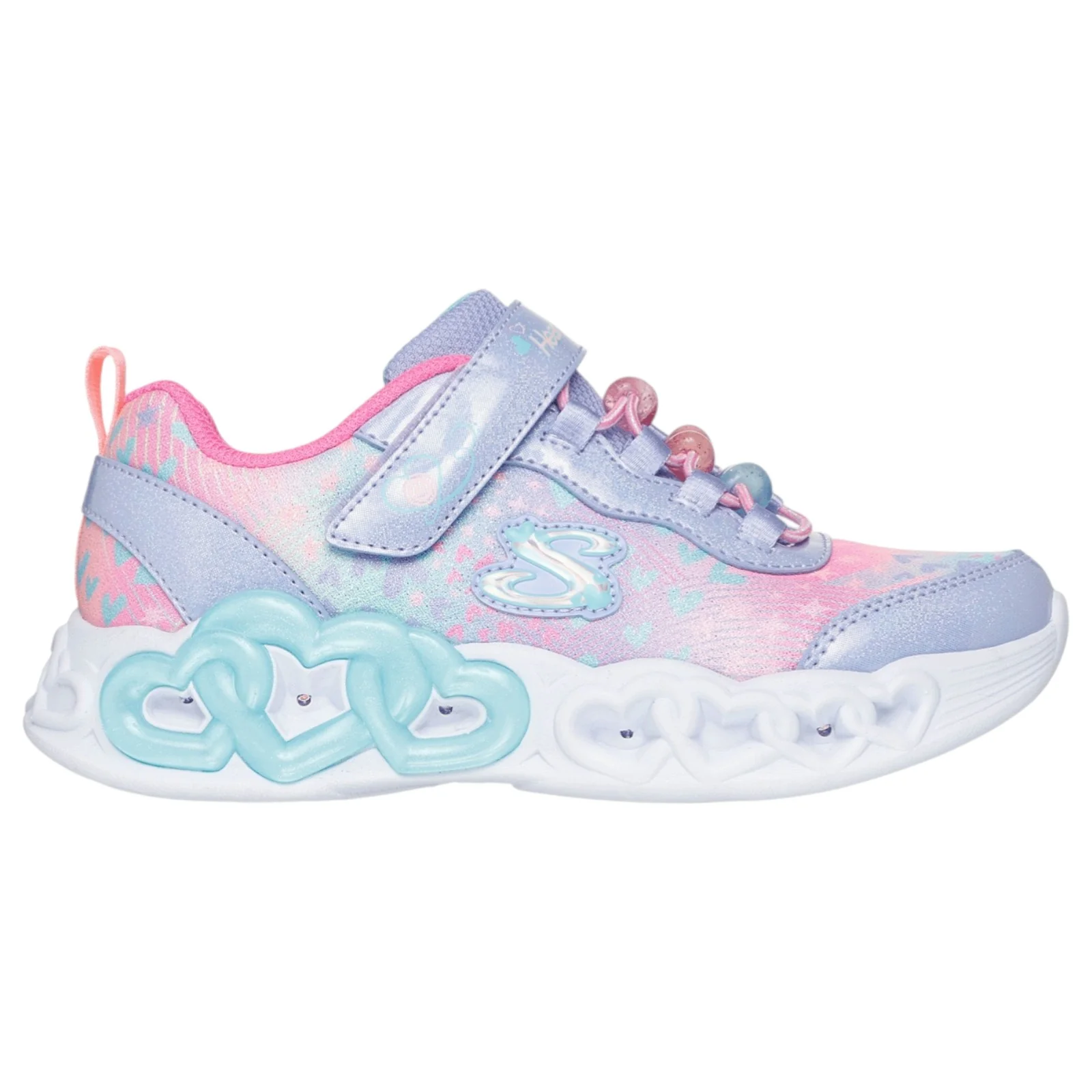 Skechers Infinite Heart Lights Heart Jewels Kids Shoes