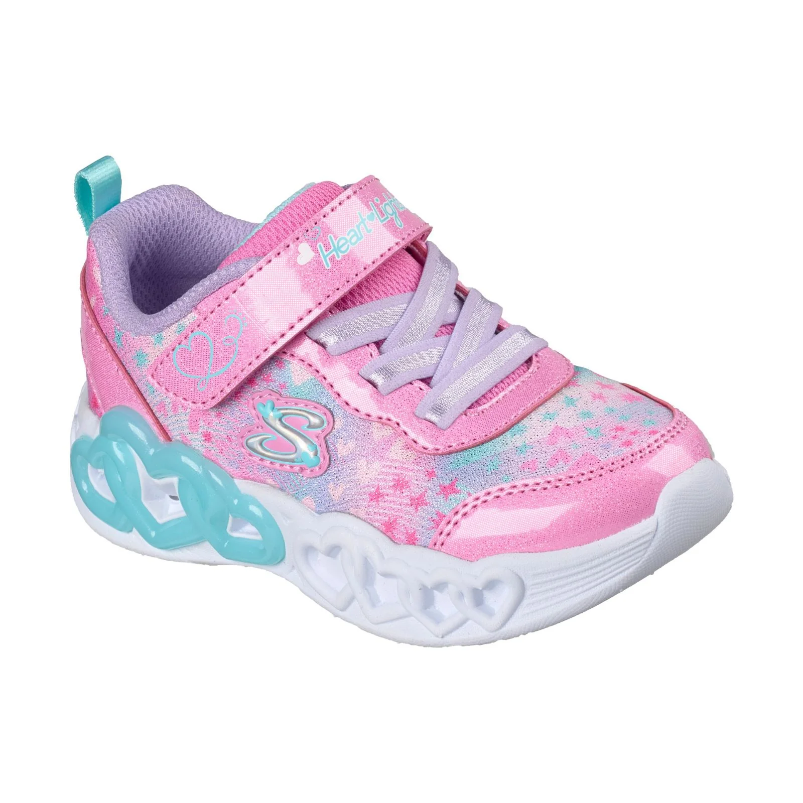 Skechers Infinite Heart Lights Infant Girls Shoes - Image 5