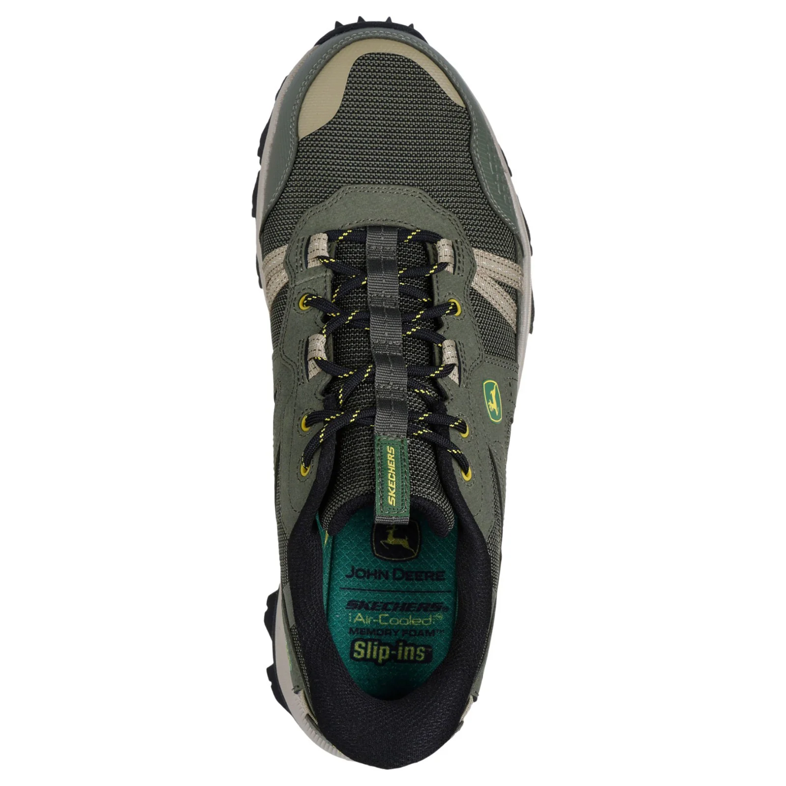 Skechers Equalizer 5.0 Trail Harvester Mens John Deere Slip Ins Leather and Mesh Shoes - Image 3