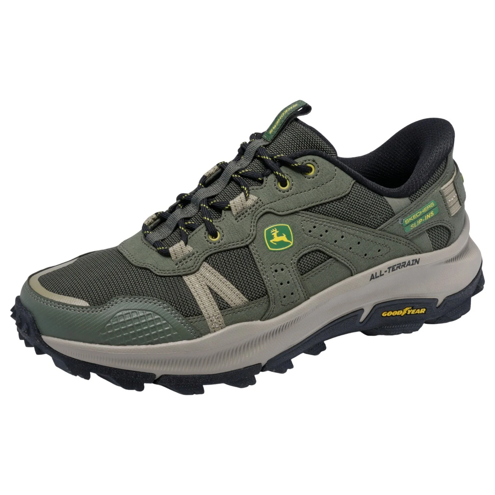 Skechers Equalizer 5.0 Trail Harvester Mens John Deere Slip Ins Leather and Mesh Shoes - Image 6