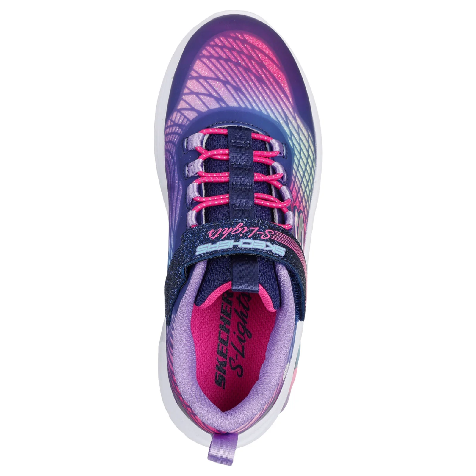 Skechers Rainbow Cruisers Reflectin Girls 3d Print Shoes - Image 3