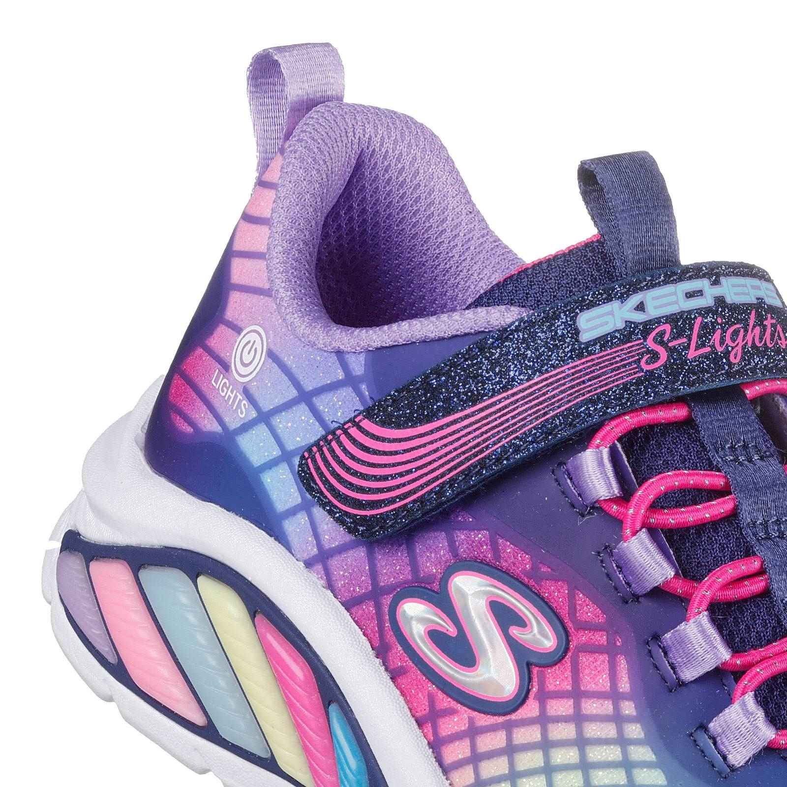 Skechers Rainbow Cruisers Reflectin Girls 3d Print Shoes - Image 7