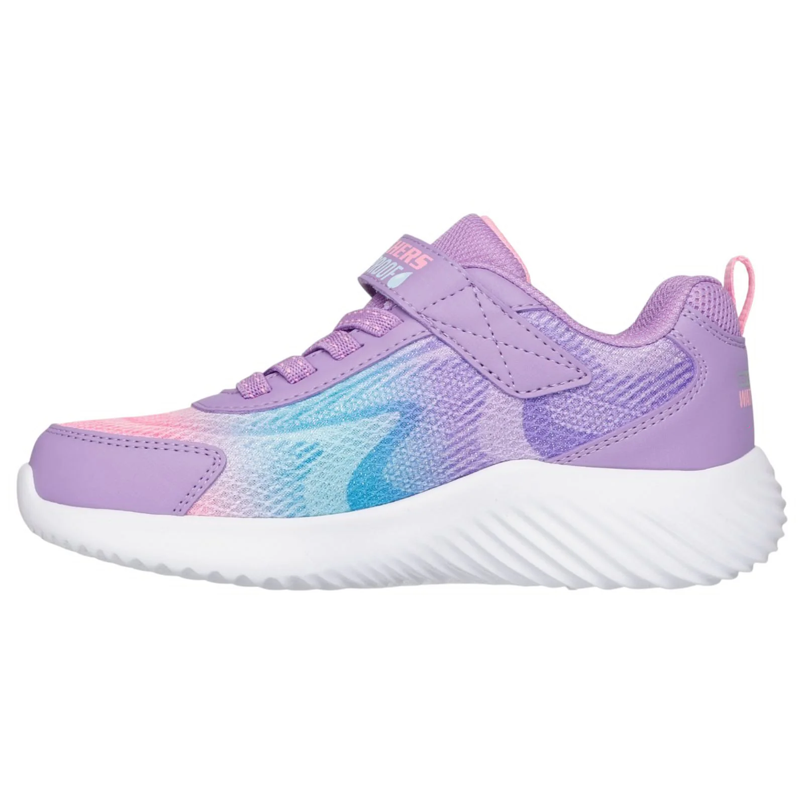 Skechers Bounder Hydra Cool Girls Waterproof Gore & Strap Sneaker - Image 2