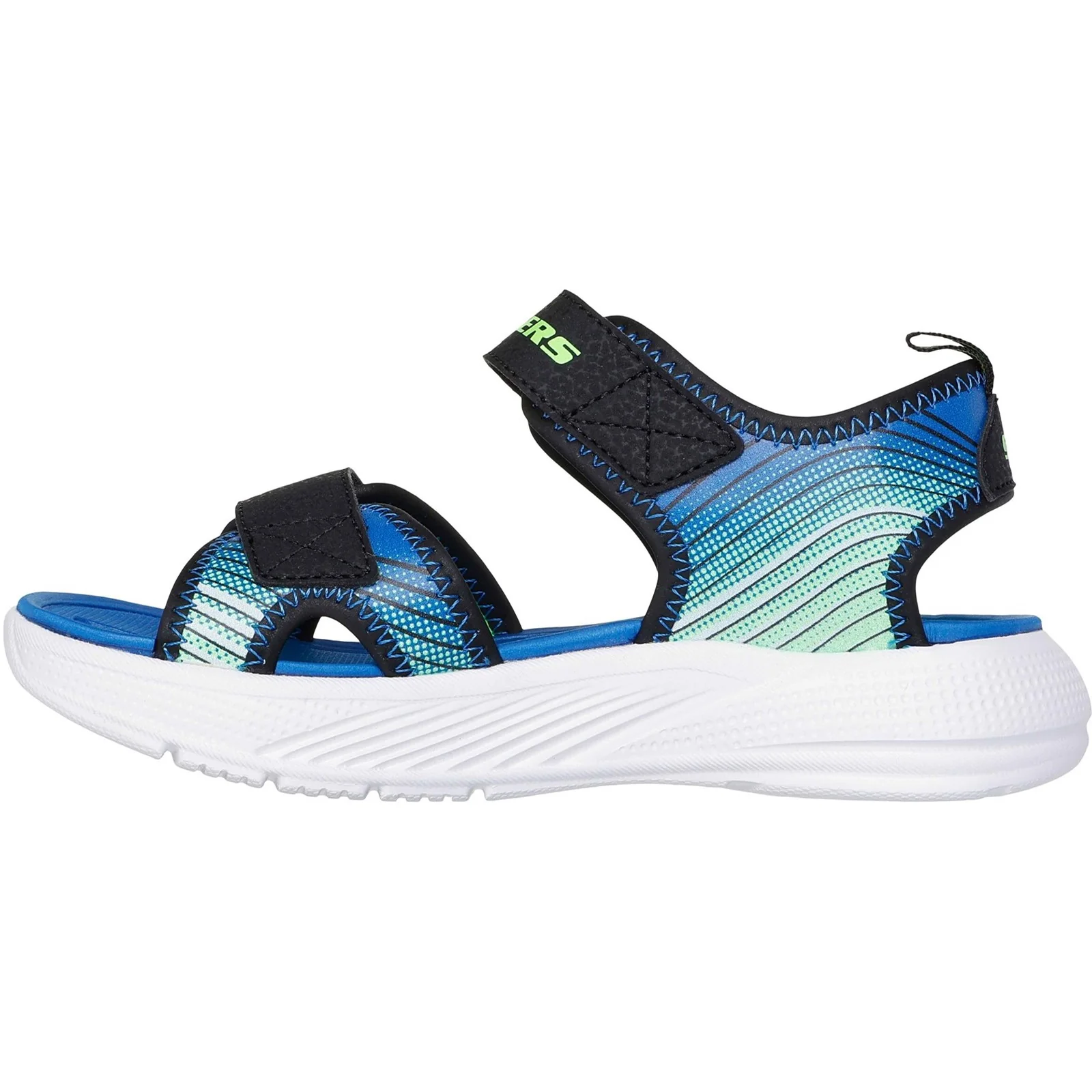 Skechers Junior Boys Black/Lime - Image 3
