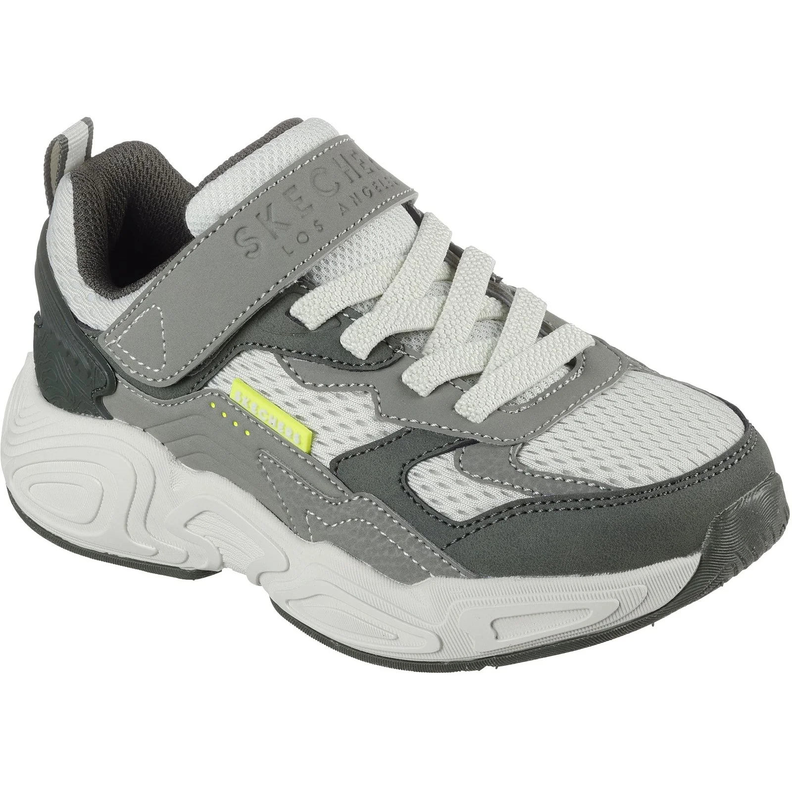 Skechers Junior Boys Mega-Quake Trainer Olive - Image 5