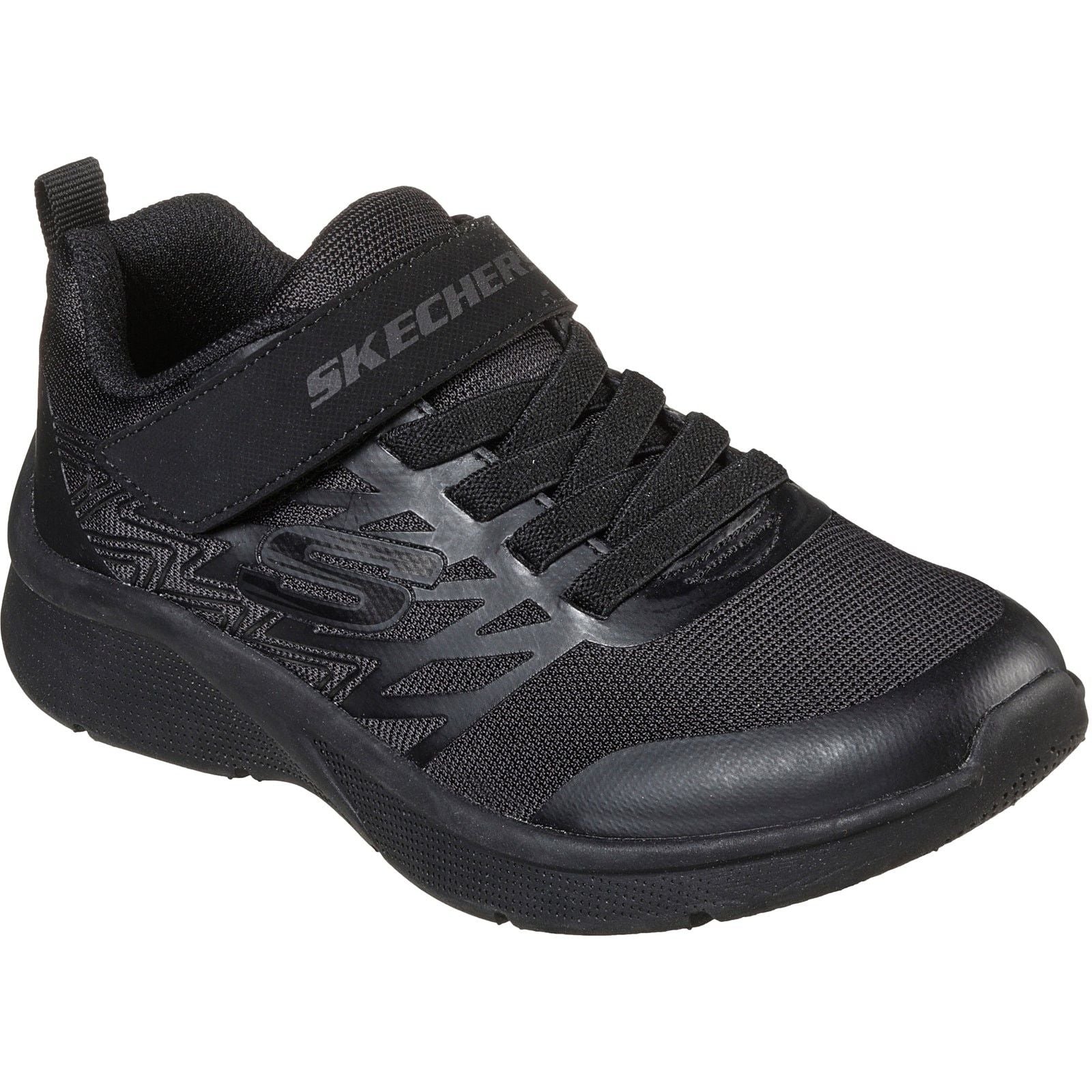 Skechers Junior Boys Microspec Texlor Trainers Black - Image 5
