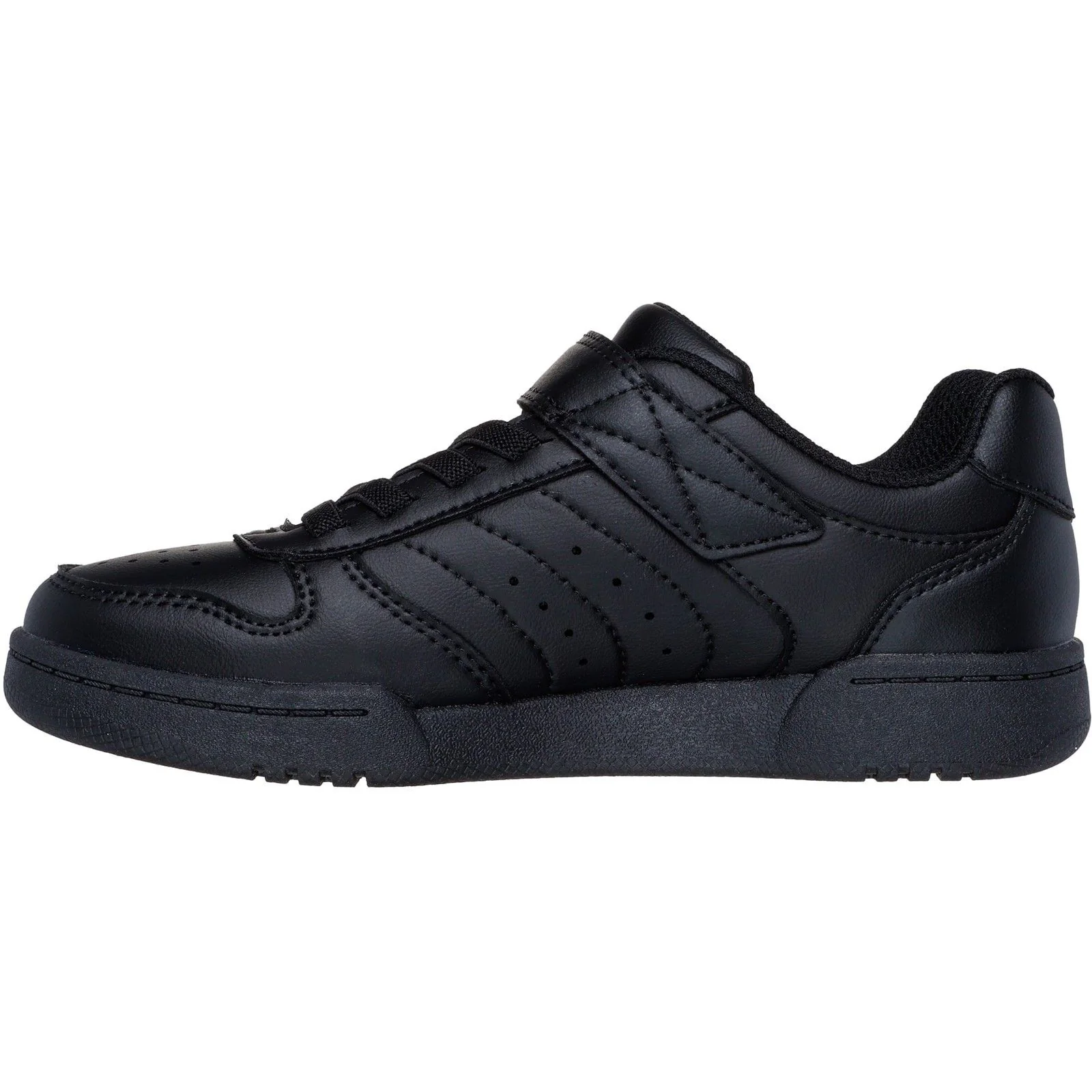 Skechers Junior Boys Quick Street Trainer Black - Image 2