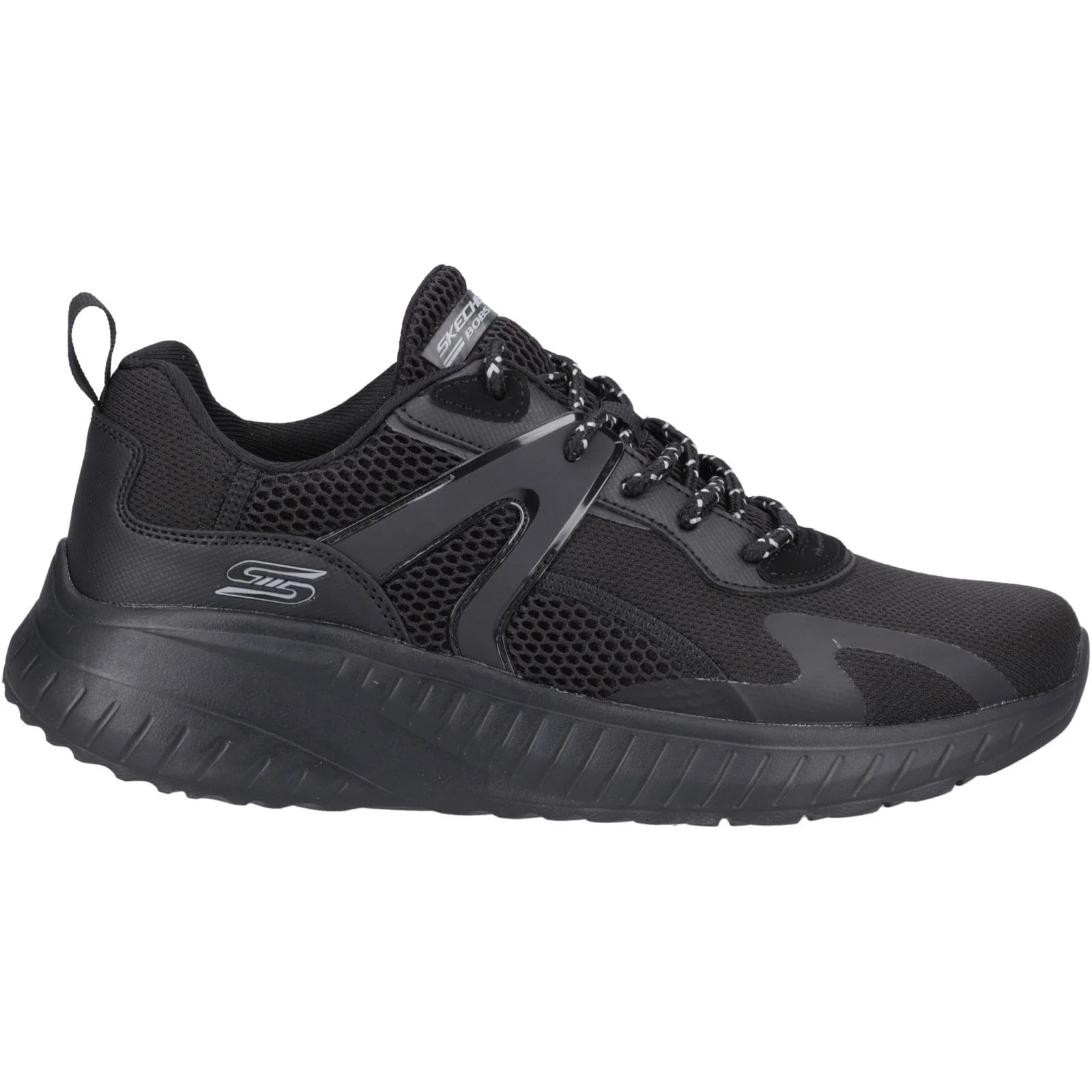Skechers Mens Bobs Squad Chaos Elevated Drift Trainers Black