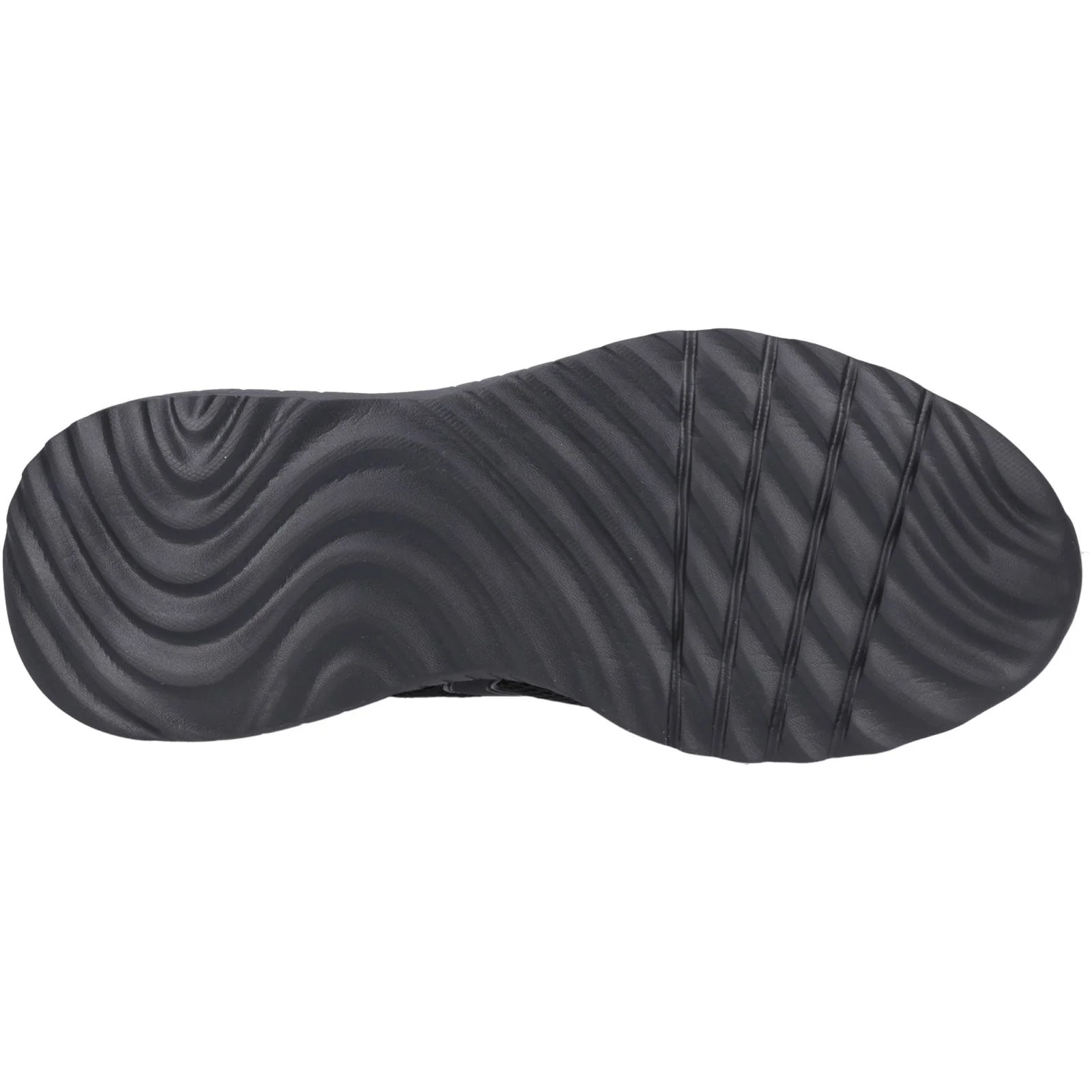 Skechers Mens Bobs Squad Chaos Elevated Drift Trainers Black - Image 3