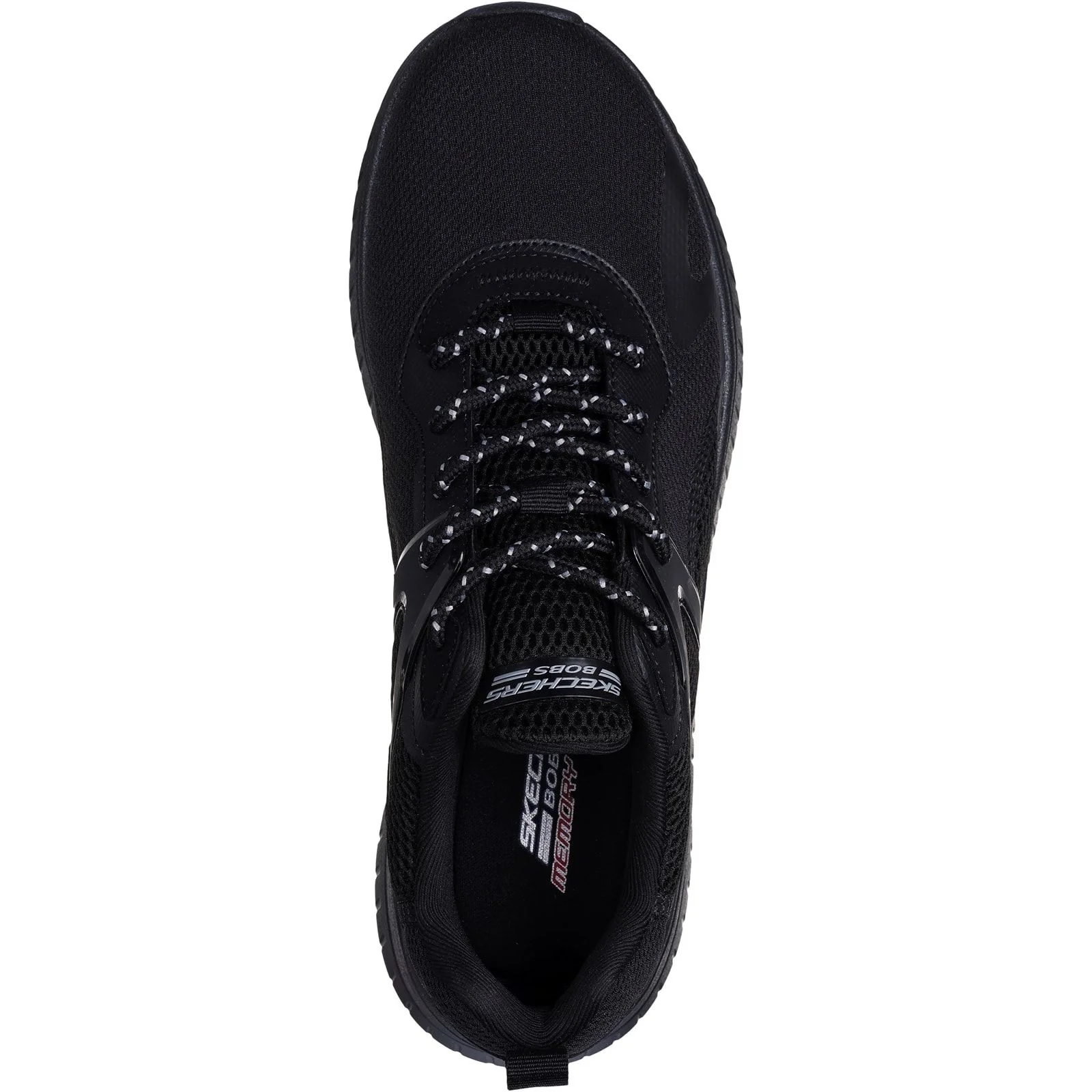 Skechers Mens Bobs Squad Chaos Elevated Drift Trainers Black - Image 4
