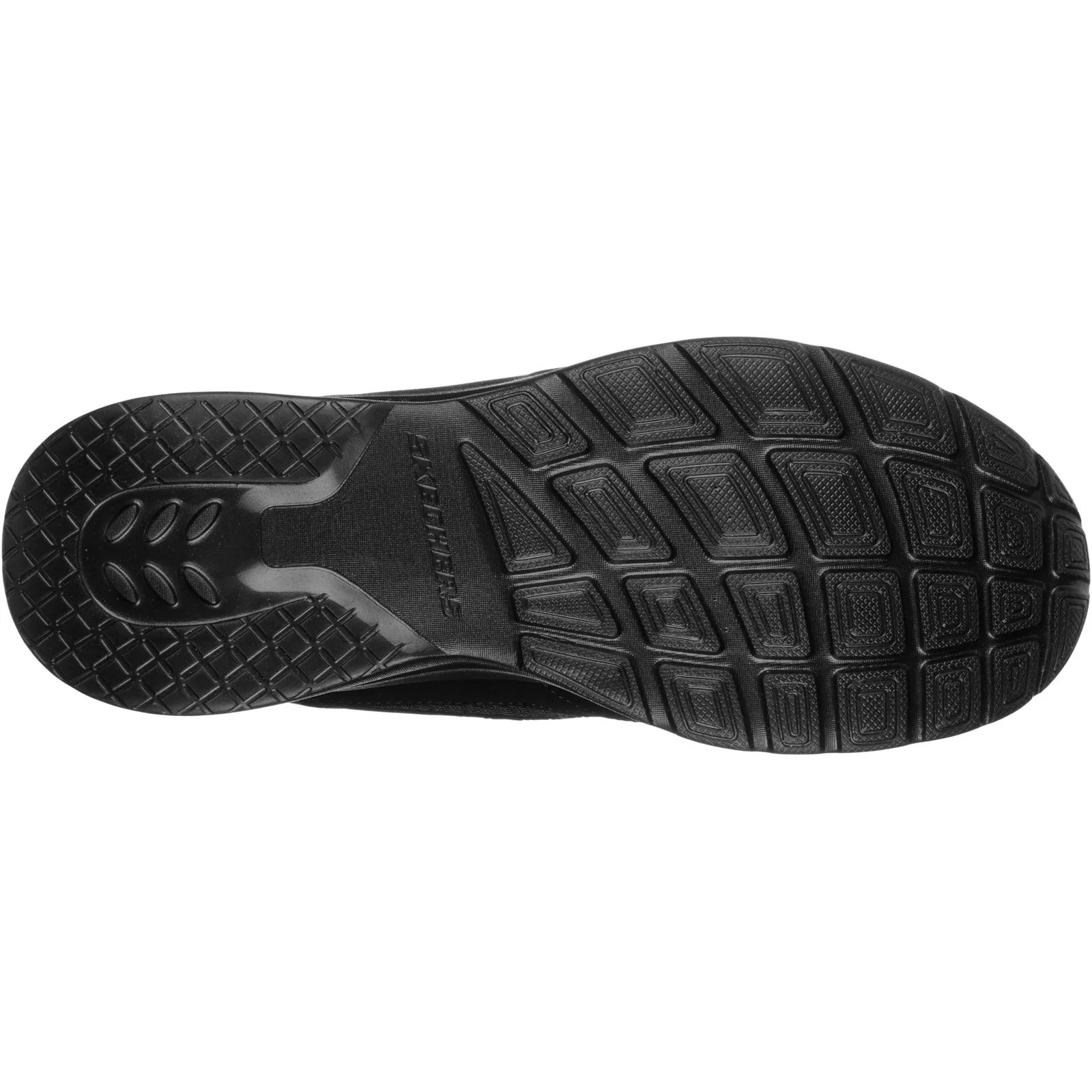 Skechers Mens Dynamight 2.0 Lace Up Memory Foam Trainer Black - Image 3