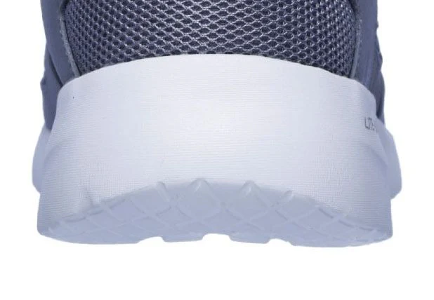 Skechers Mens Dynamight 2.0 Lace Up Memory Foam Trainer Grey - Image 4